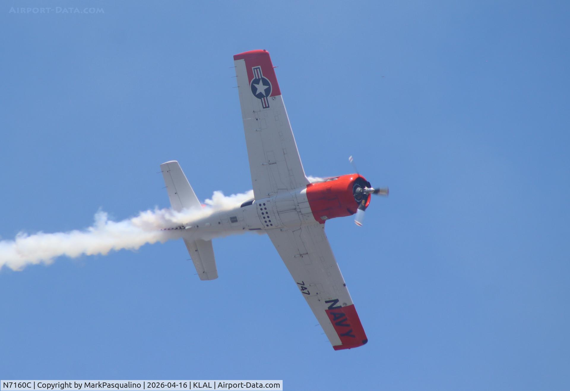 N7160C, 1992 North American T-28C Trojan Trojan, c/n 252-25, North American T-28C