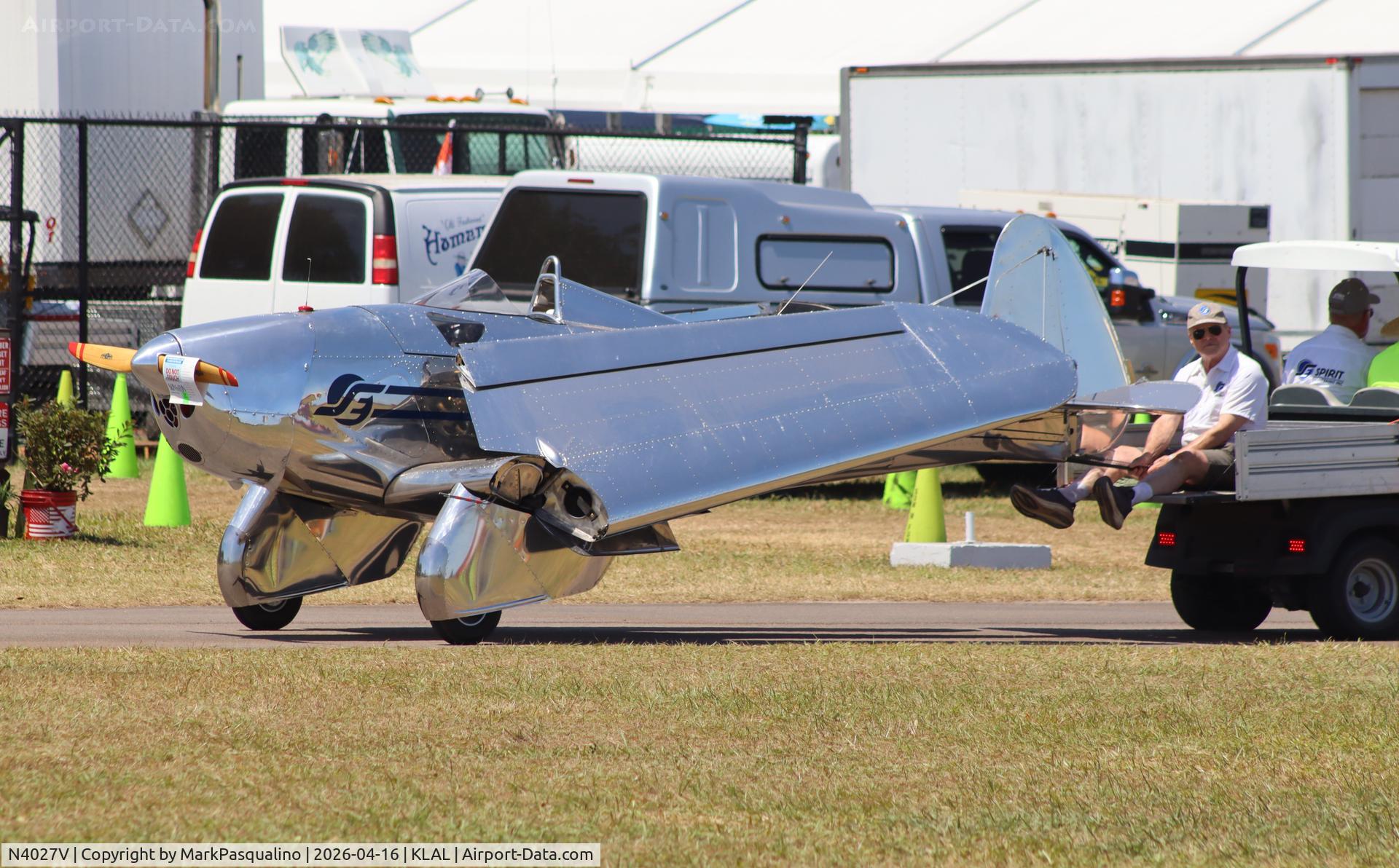 N4027V, 2026 Spirit Engineering SE-1, c/n 021, Spirit Engineering SE-1