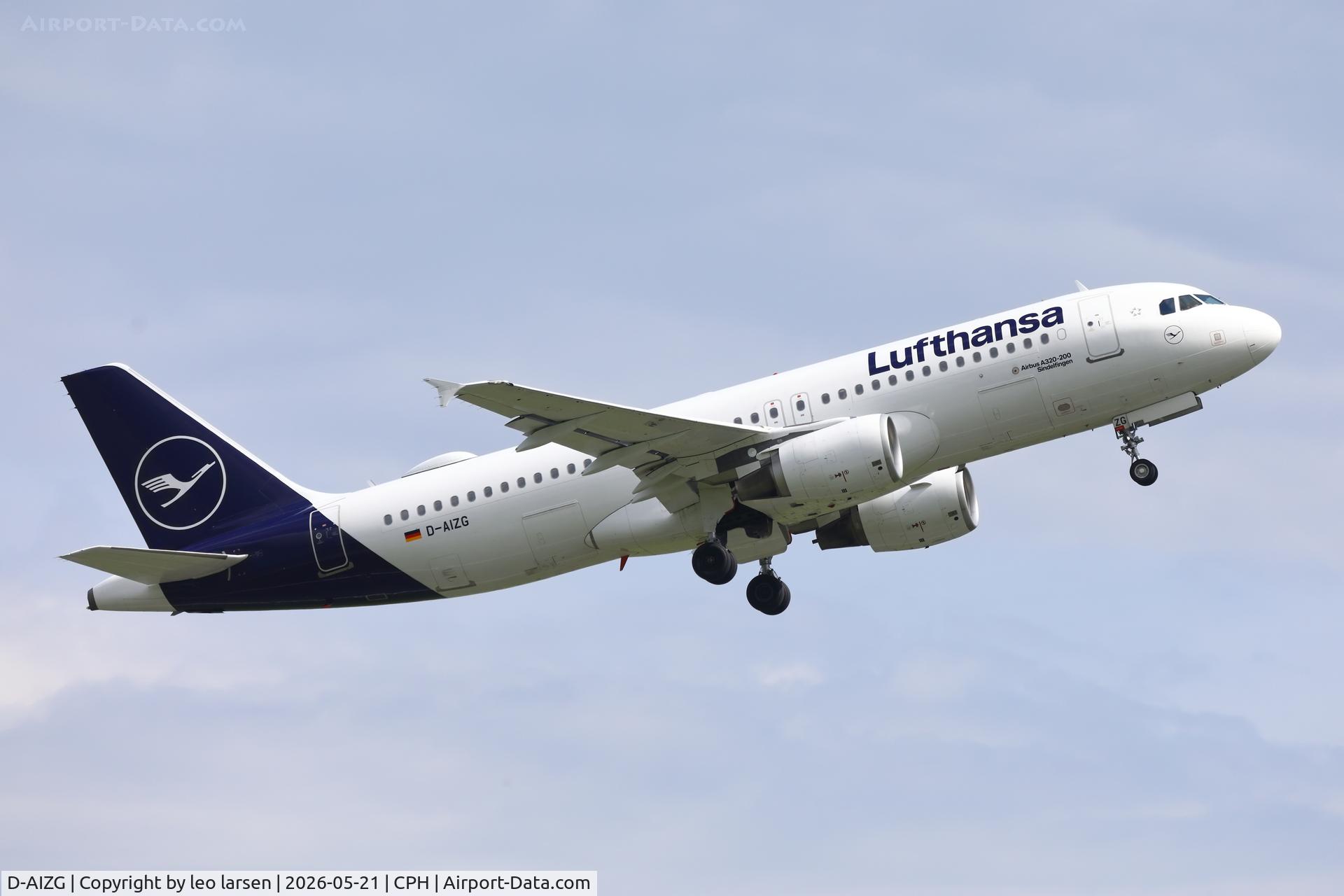 D-AIZG, 2010 Airbus A320-214, c/n 4324, Copenhagen 21.5.2026