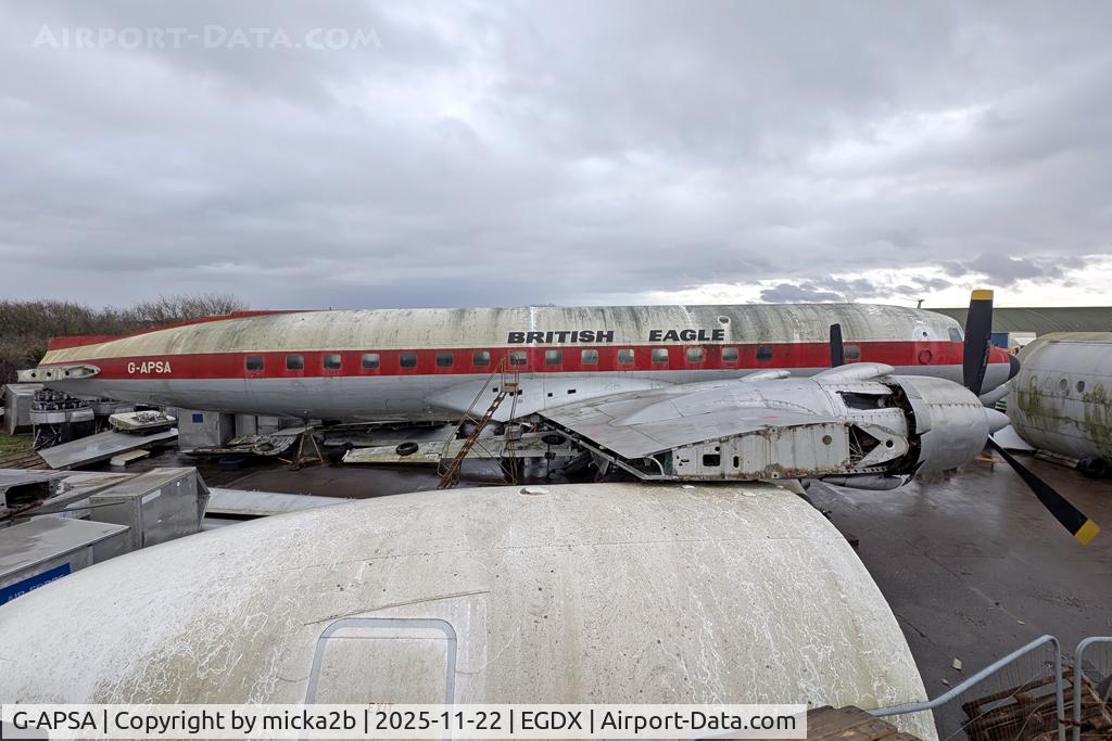 G-APSA, 1958 Douglas DC-6A, c/n 45497 l/n 995, Storage