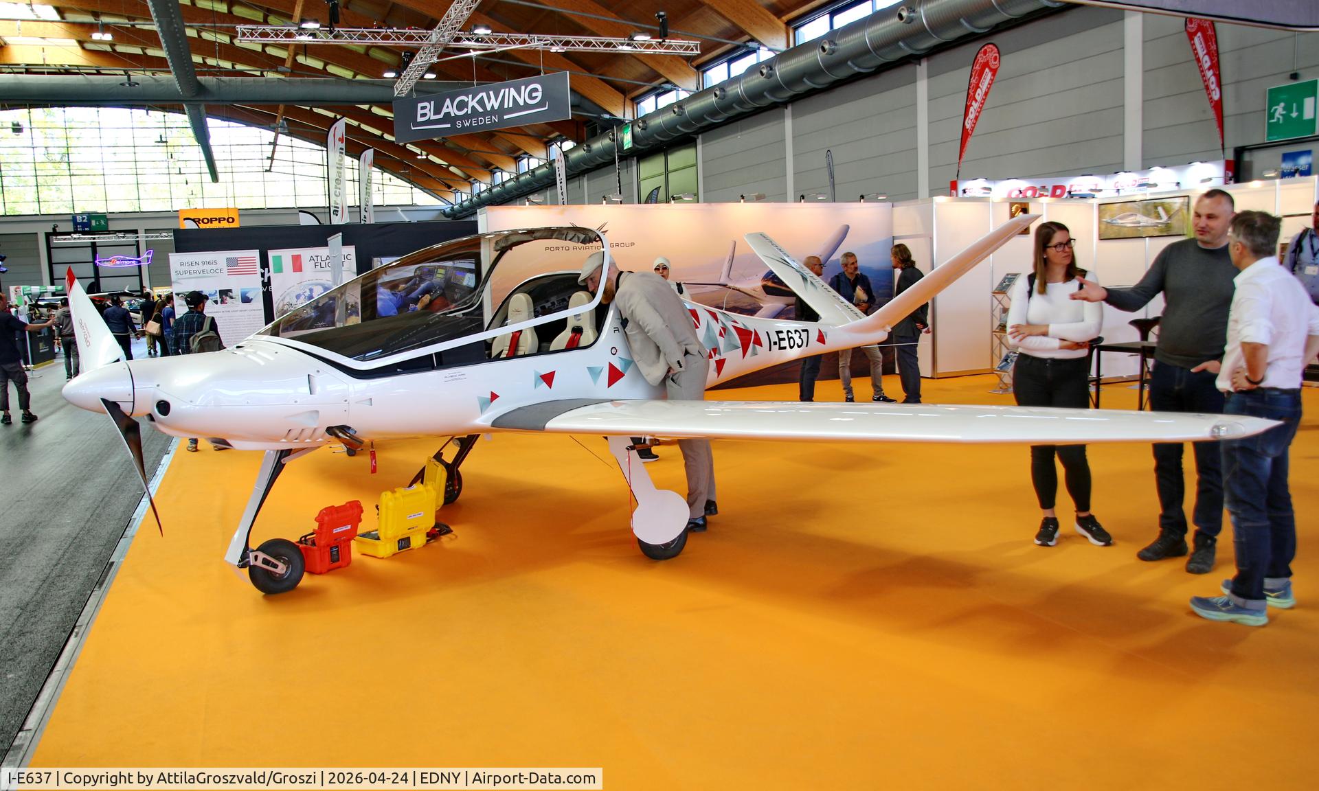 I-E637, Porto Aviation Risen SV, c/n 033, EDNY - Bodensee Airport Friedrichshafen, Germany. AERO 2026