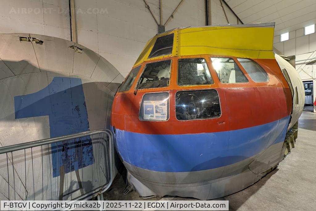 F-BTGV, Aero Spacelines 377SGT Super Guppy Turbine, c/n 0001, Preserved, only nose