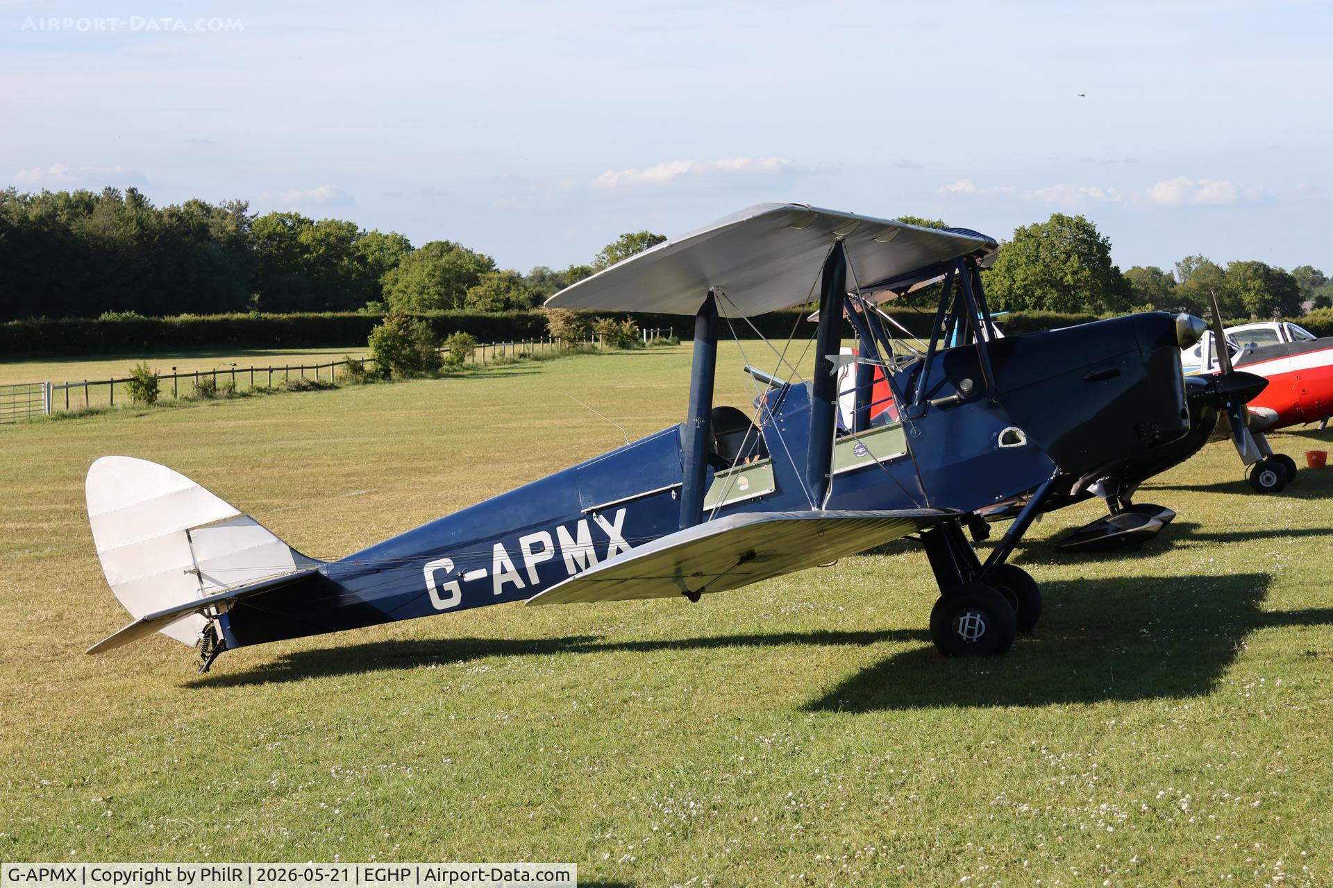 G-APMX, 1942 De Havilland DH-82A Tiger Moth II, c/n 85645, G-APMX DE715 1942 DH82A Tiger Moth Popham 
