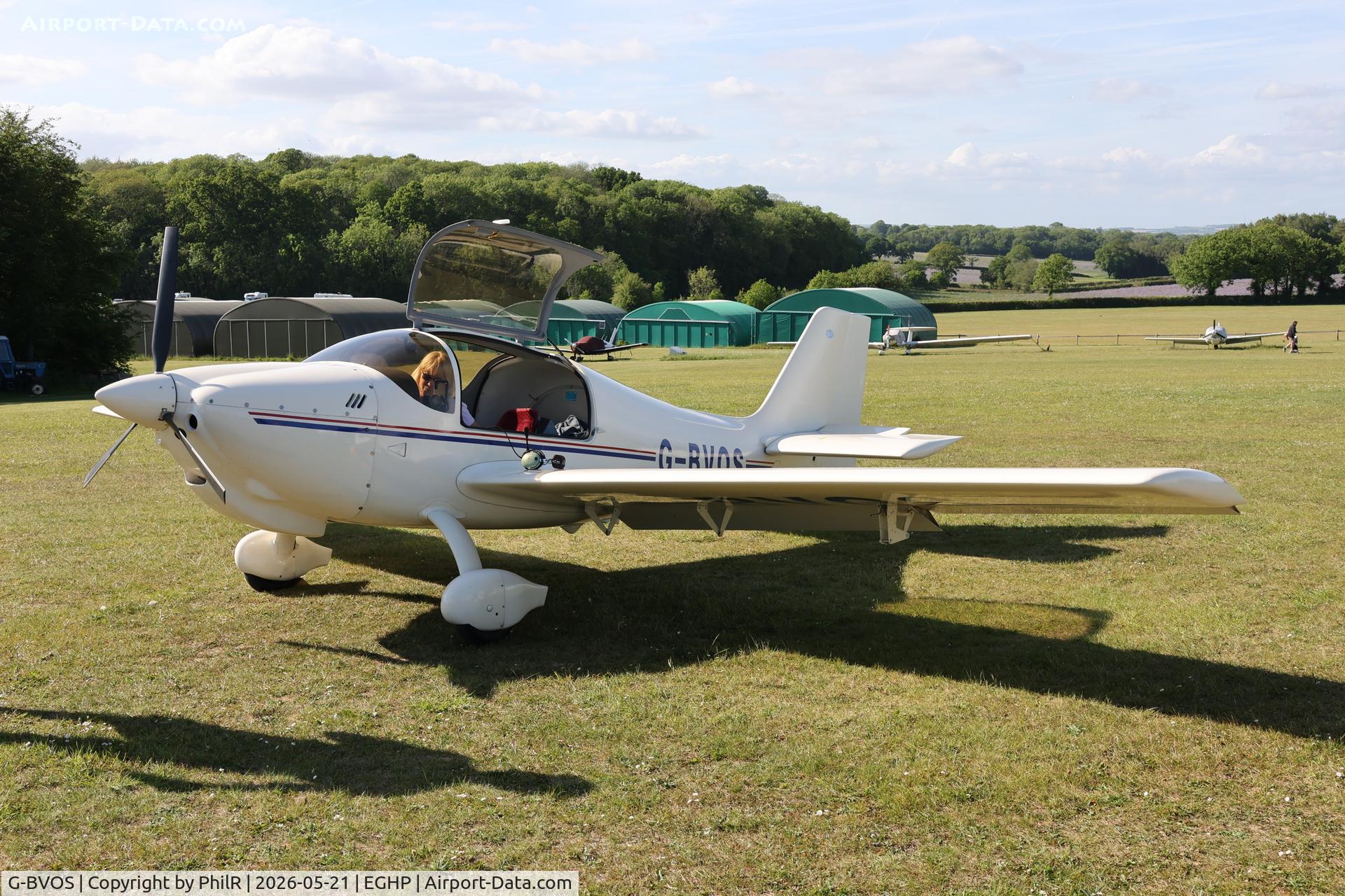 G-BVOS, 1988 Europa Tri-Gear, c/n PFA 247-12562, G-BVOS 1988 Europa Popham 
