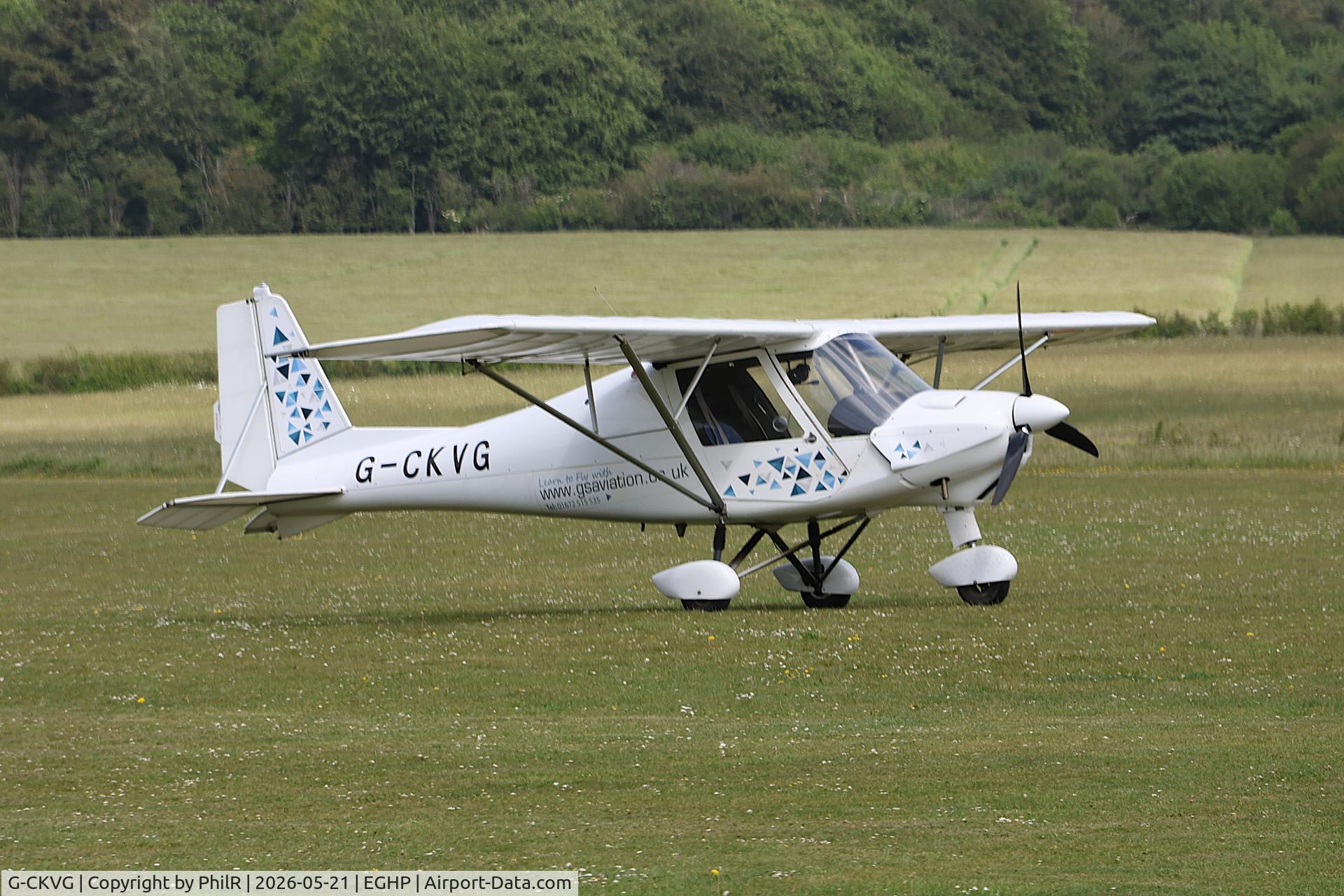 G-CKVG, 2018 Comco Ikarus C42 FB80, c/n 1803-7522, G-CKVG 2018 The Light Aircraft Co Ltd Ikarus C42 FB80 Popham
