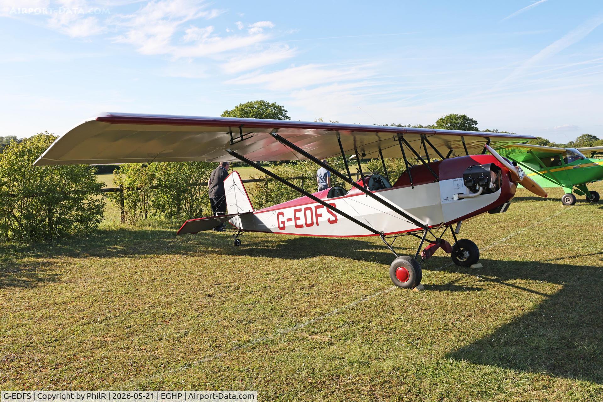 G-EDFS, 1998 Pietenpol Air Camper, c/n PFA 047-13206, G-EDFS 2019 Pietenpol Air Camper Popham 
