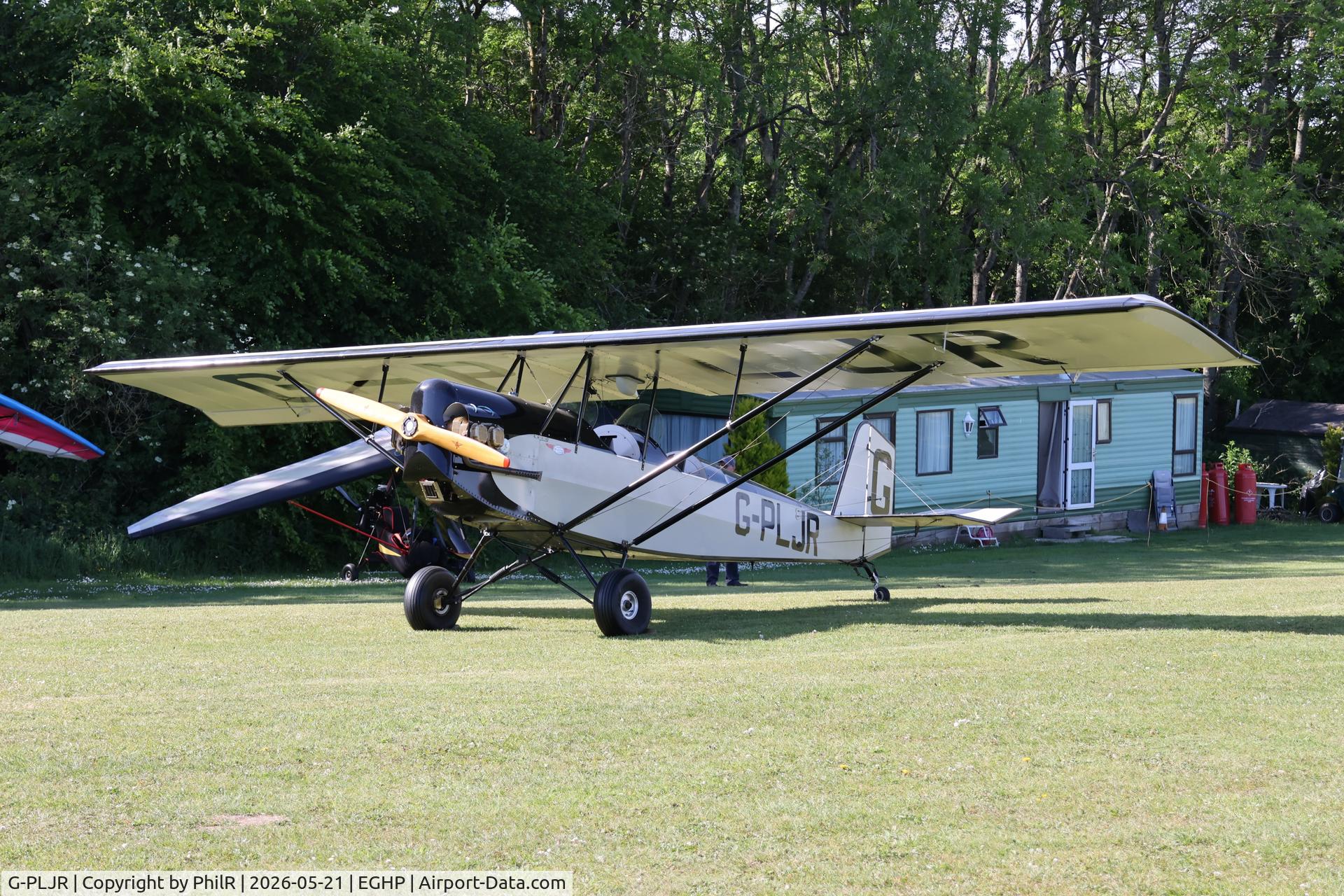 G-PLJR, 2015 Pietenpol Air Camper, c/n PFA 047-13426, G-PLJR 2020 Pietenpol Air Camper Popham 
