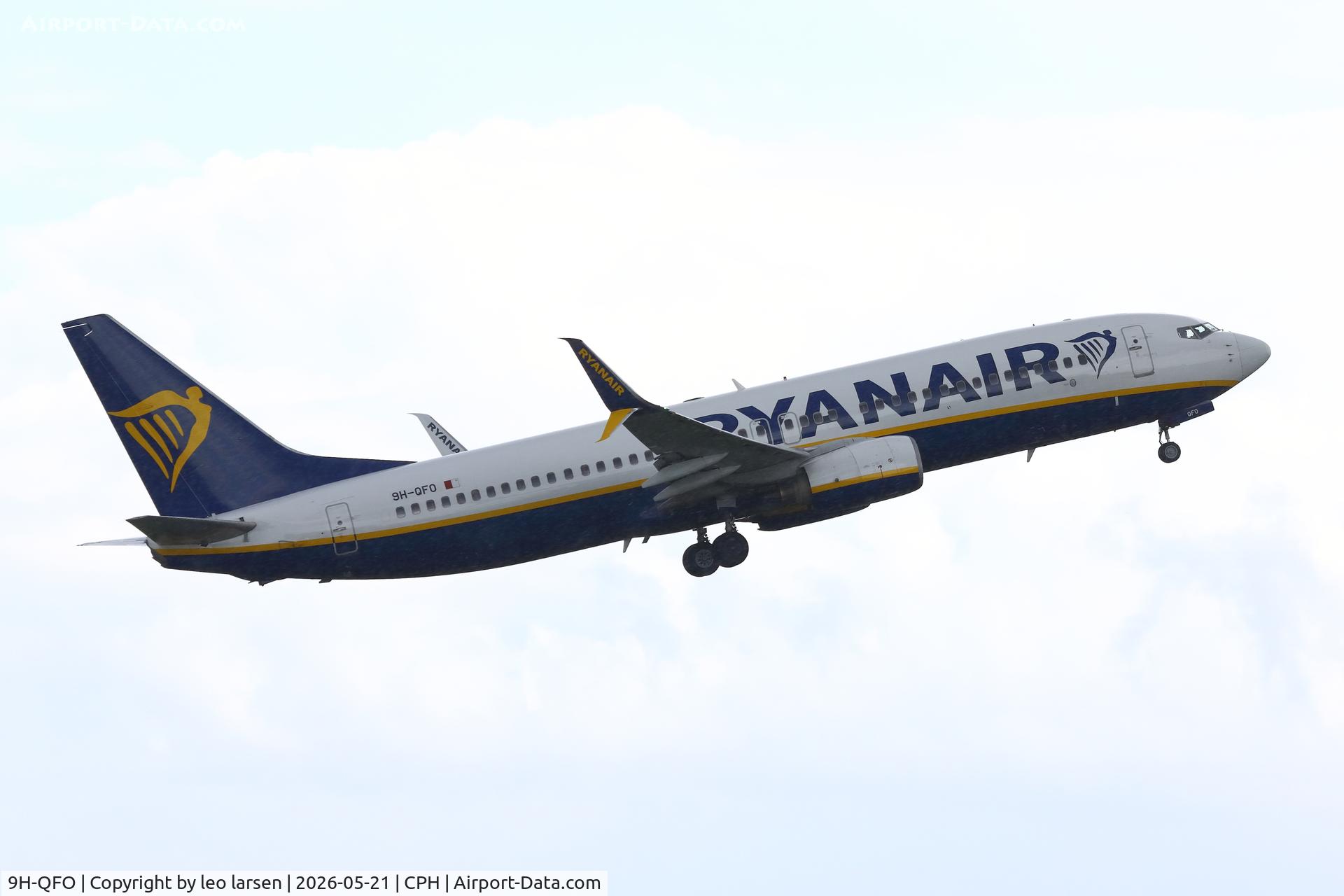 9H-QFO, 2008 Boeing 737-8AS(W), c/n 33633 l/n 2542, Copenhagen 21.5.2026