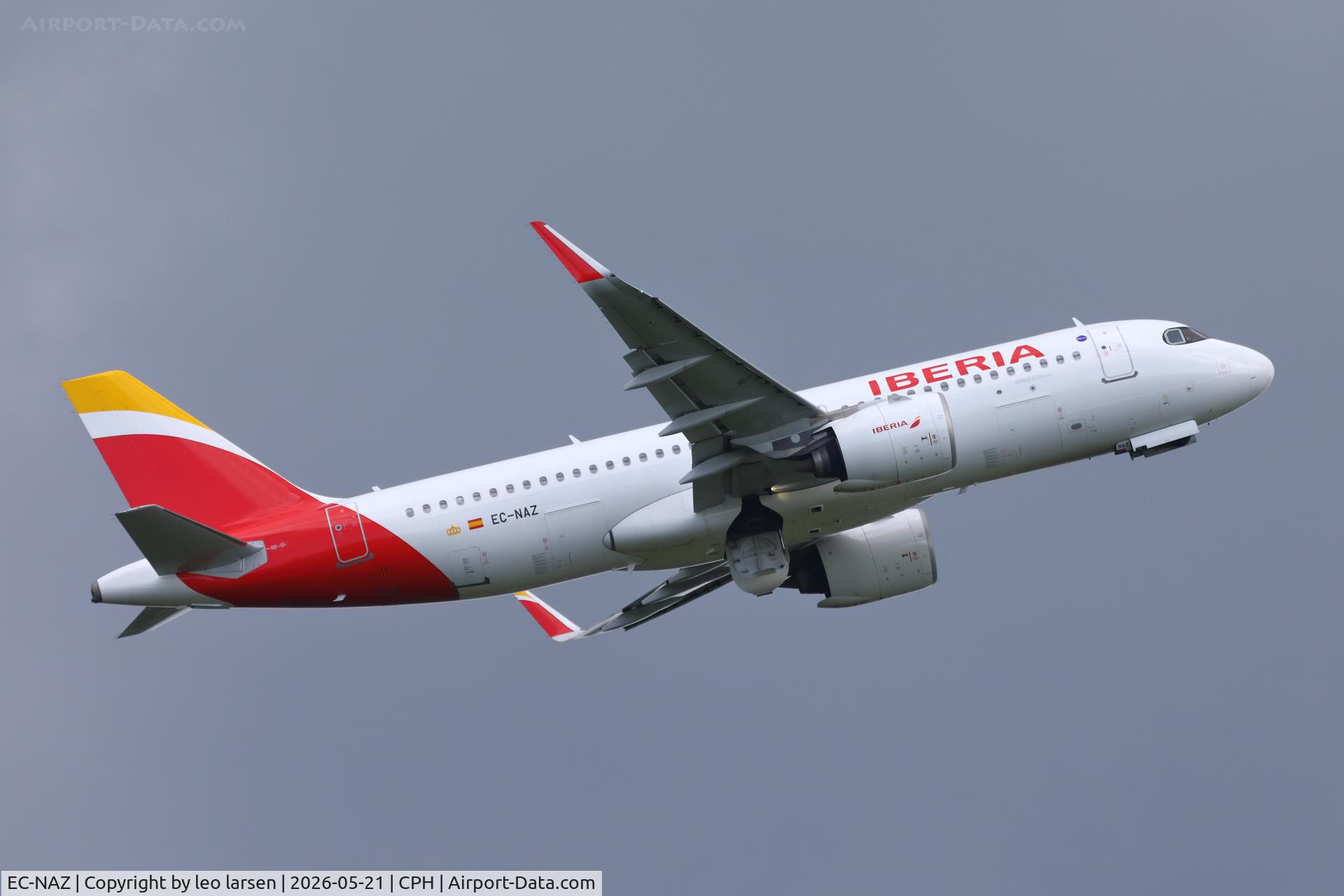 EC-NAZ, 2018 Airbus A320-271N, c/n 8648, Copenhagen 21.5.2026