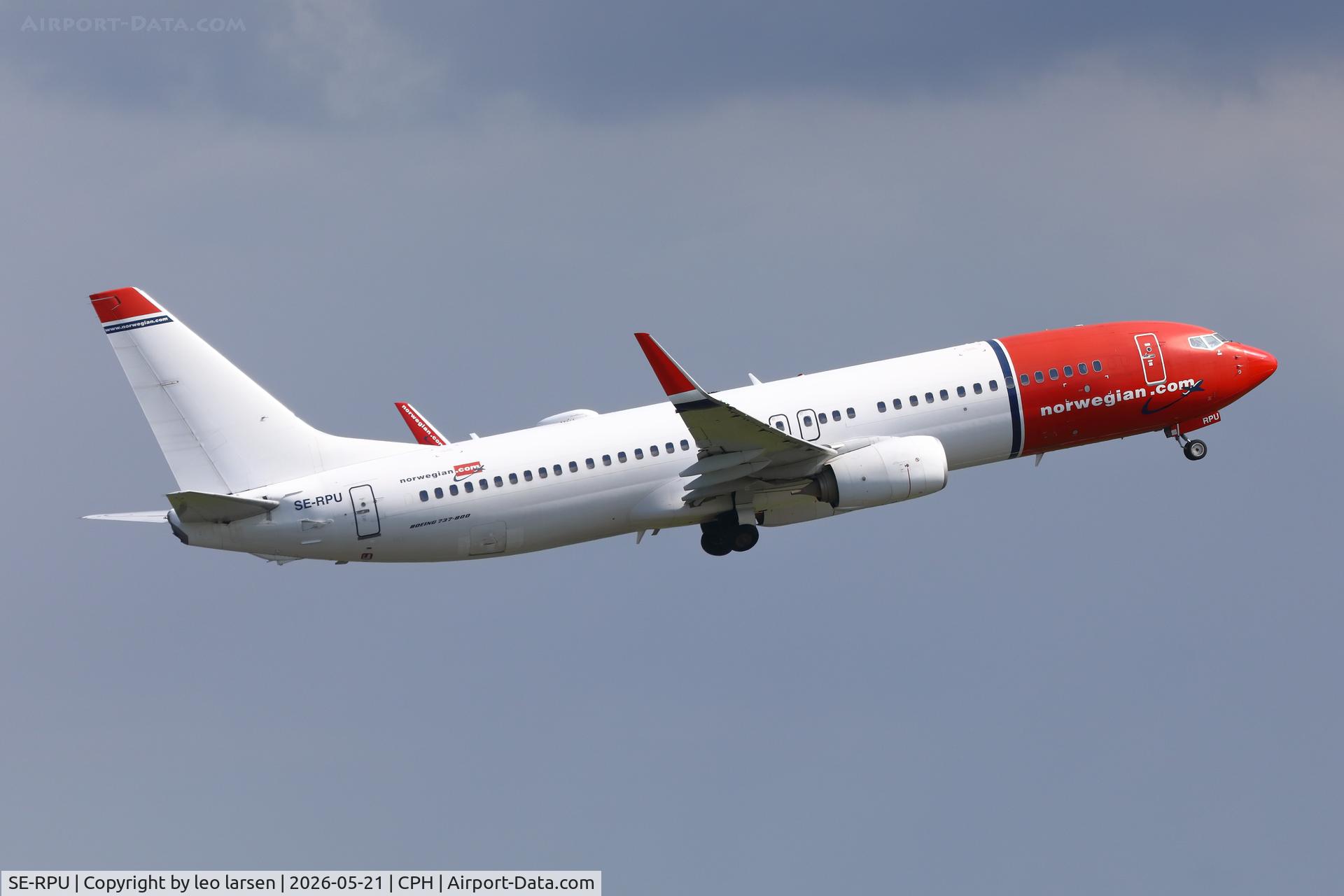 SE-RPU, 2015 Boeing 737-8JP, c/n 42078, Copenhagen 21.5.2026