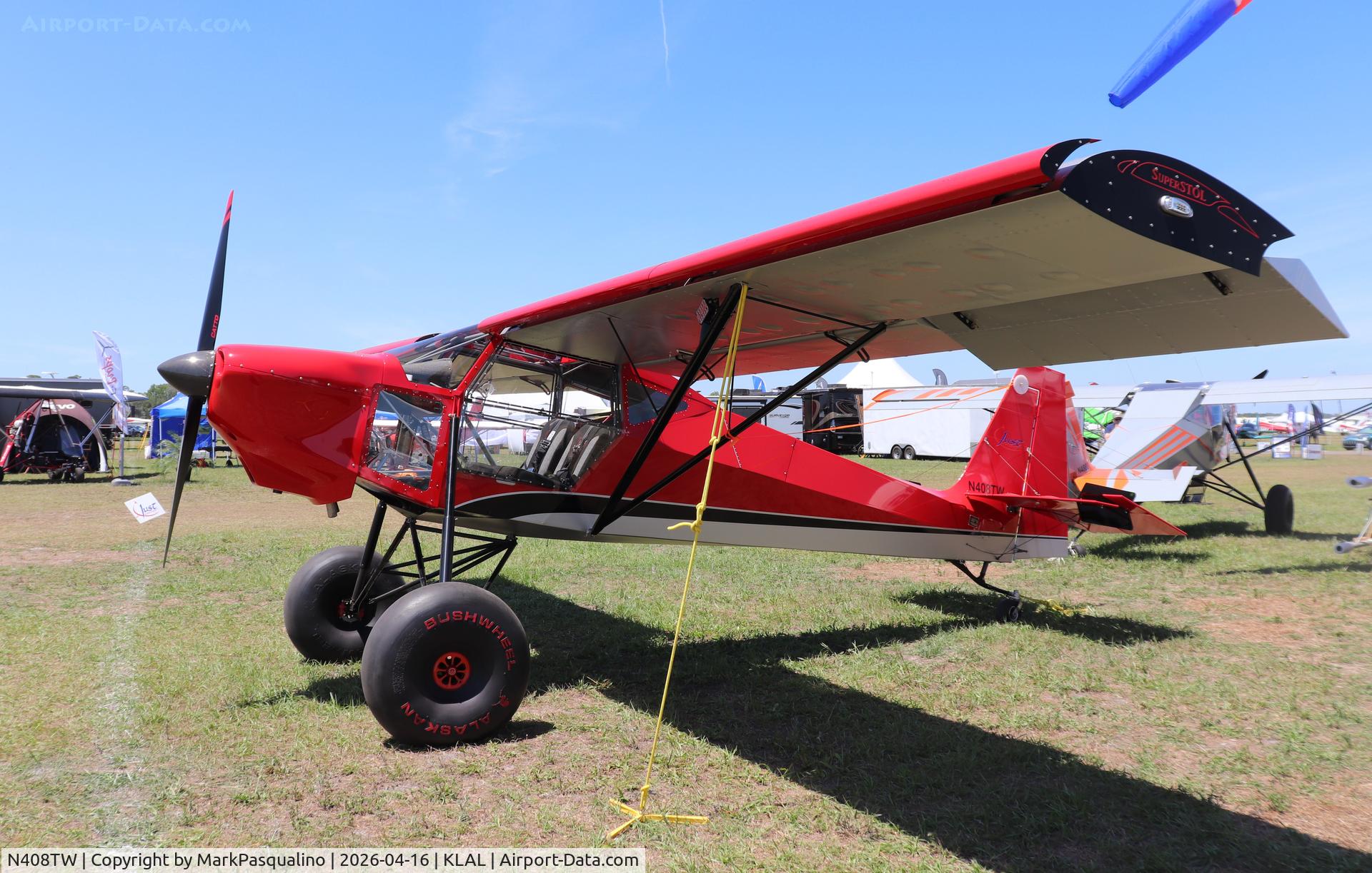 N408TW, 2024 JUST AIRCRAFT LLC JA35 SuperSTOL Stretch XL, c/n JA699-7-23, Just JA35 SuperSTOL Stretch XL