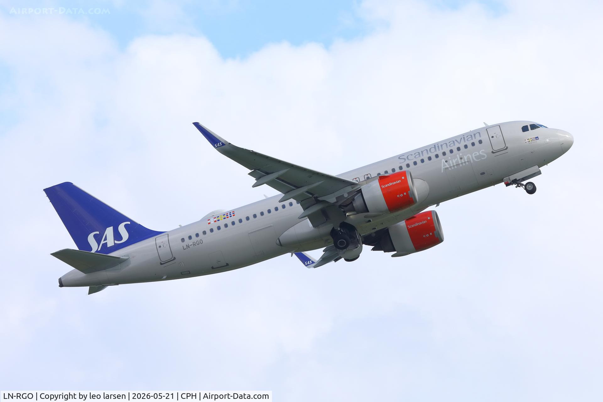 LN-RGO, 2016 Airbus A320-251N, c/n 7352, Copenhagen 21.5.2026