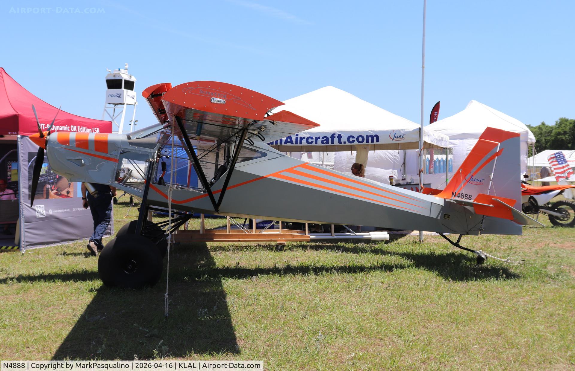 N4888, 2025 Just Aircraft JA35 SuperStol Stretch, c/n JA717-03-24, Just JA35 SuperSTOL Stretch