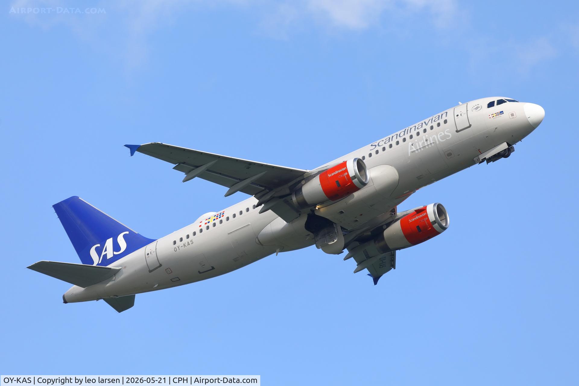 OY-KAS, 2007 Airbus A320-232, c/n 3335, Copenhagen 21.5.2026