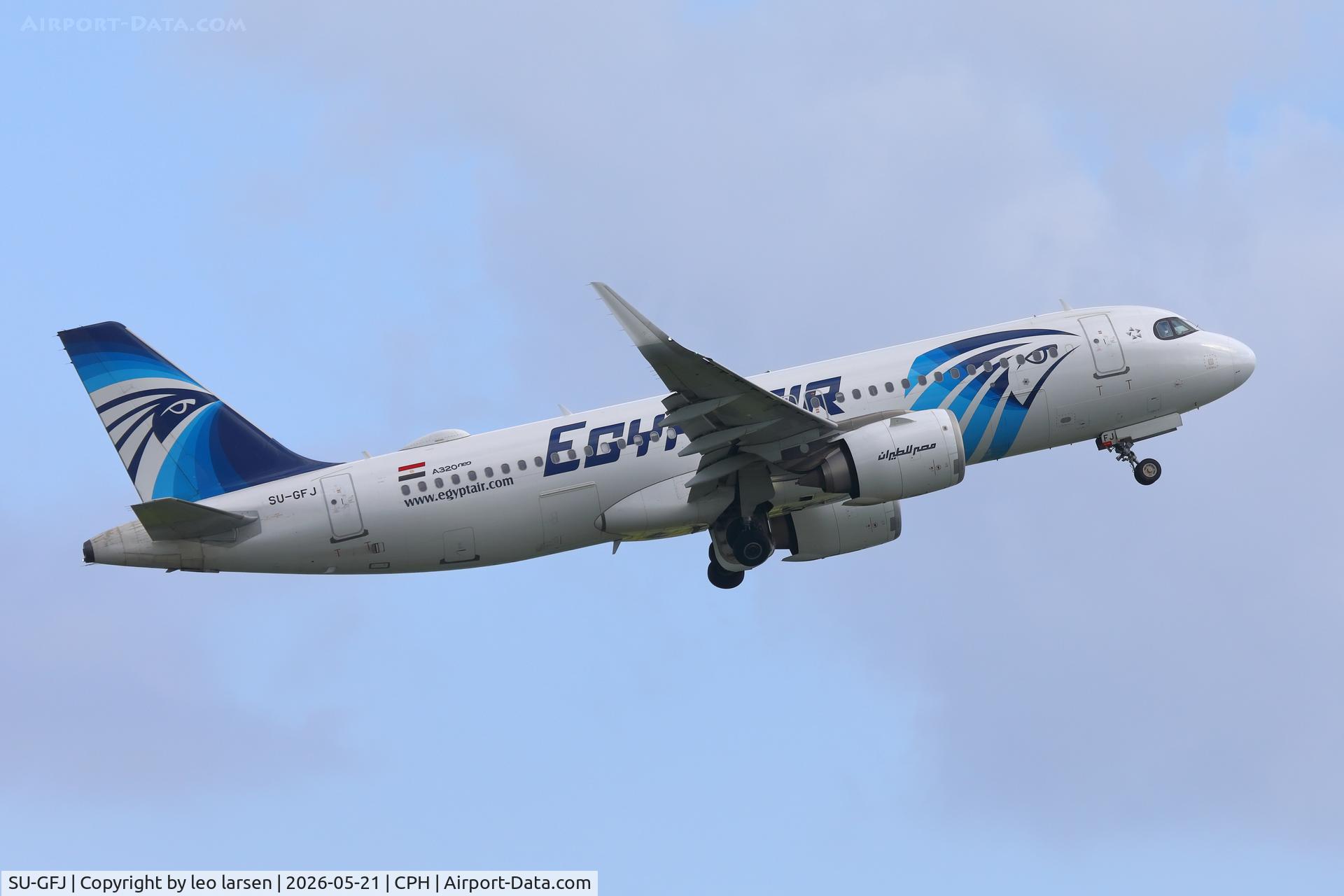 SU-GFJ, 2020 Airbus A320-251N, c/n 9473, Copenhagen 21.5.2026