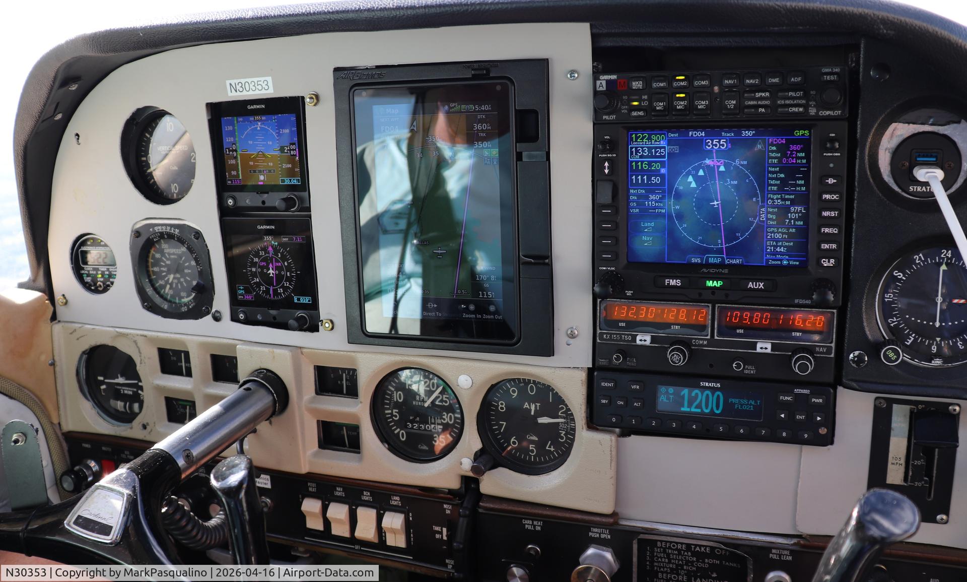 N30353, 1968 Cessna 177A Cardinal, c/n 17701207, Cessna 177A