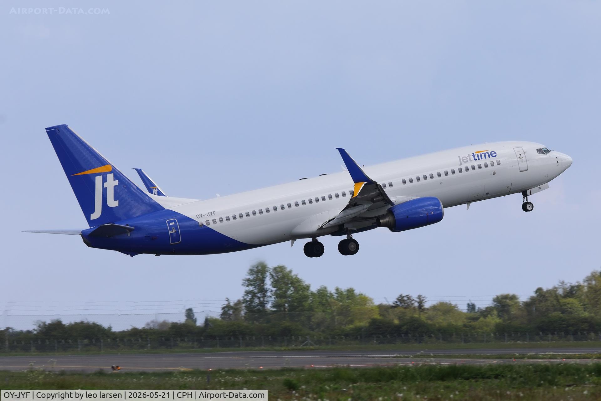 OY-JYF, 2009 Boeing B737-81M, c/n 37161 l/n 2919, Copenhagen 21.5.2026
