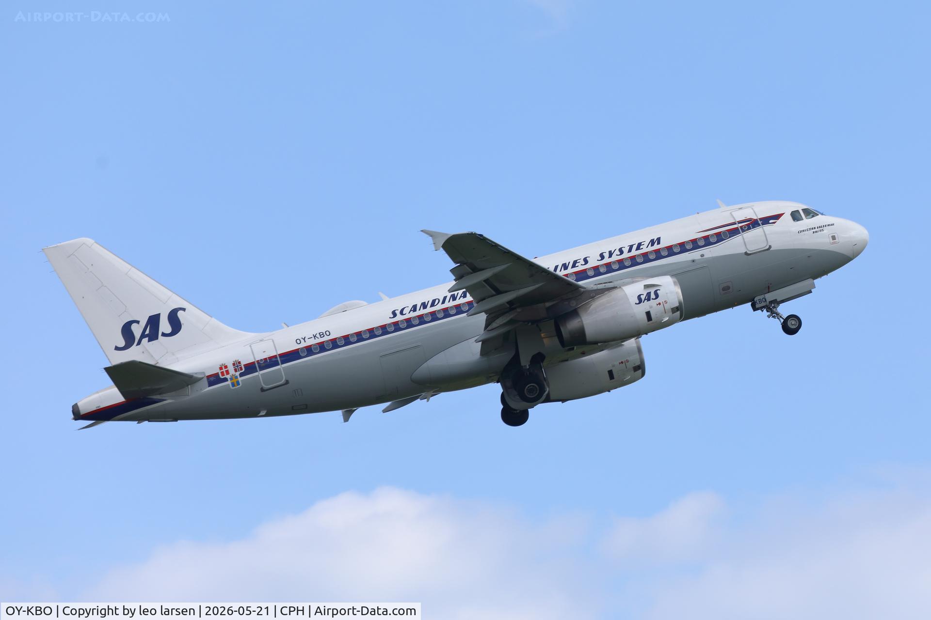 OY-KBO, 2006 Airbus A319-131, c/n 2850, Copenhagen 21.5.2026