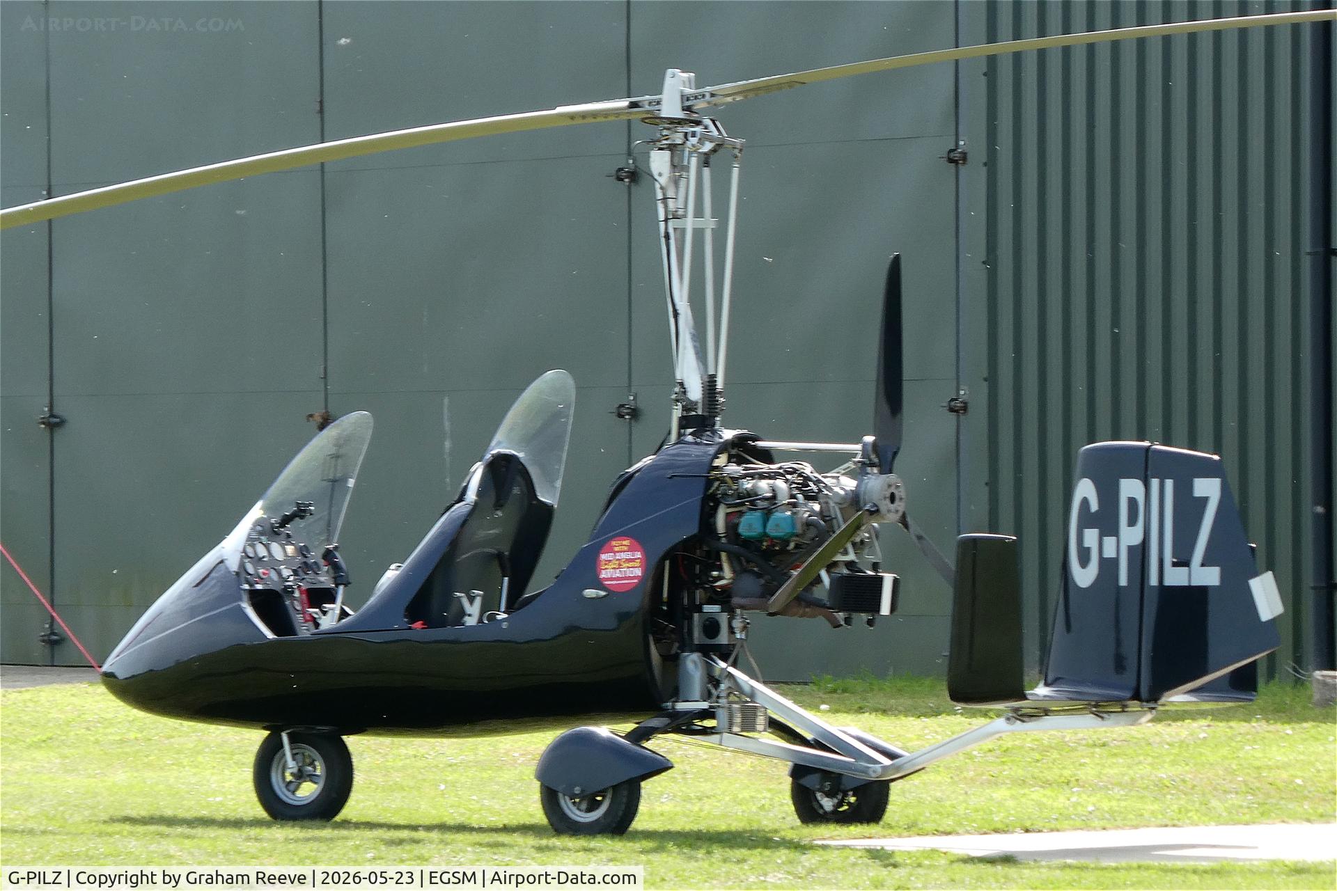 G-PILZ, 2007 Rotorsport UK MT-03, c/n RSUK/MT-03/013, Parked at Beccles.