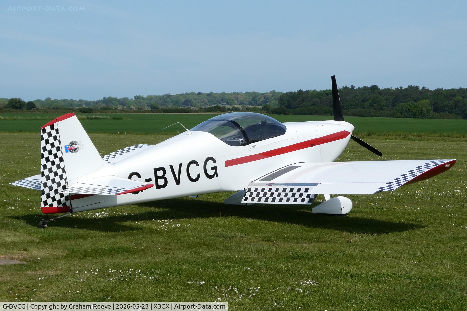 G-BVCG, 1994 Vans RV-6, c/n PFA 181-11783, Parked at Northrepps.