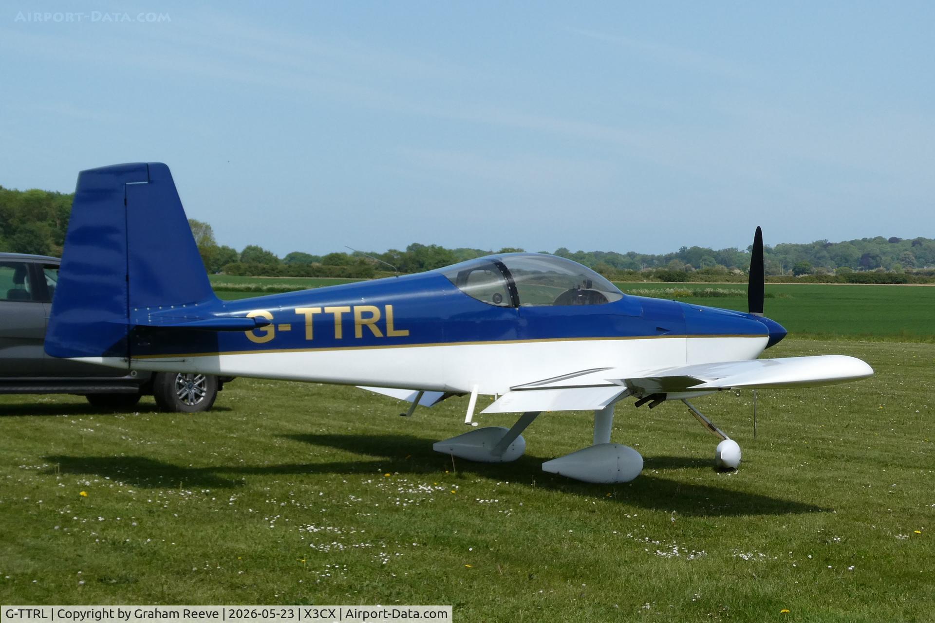 G-TTRL, 2008 Vans RV-9A, c/n PFA 320-14248, Parked at Northrepps.