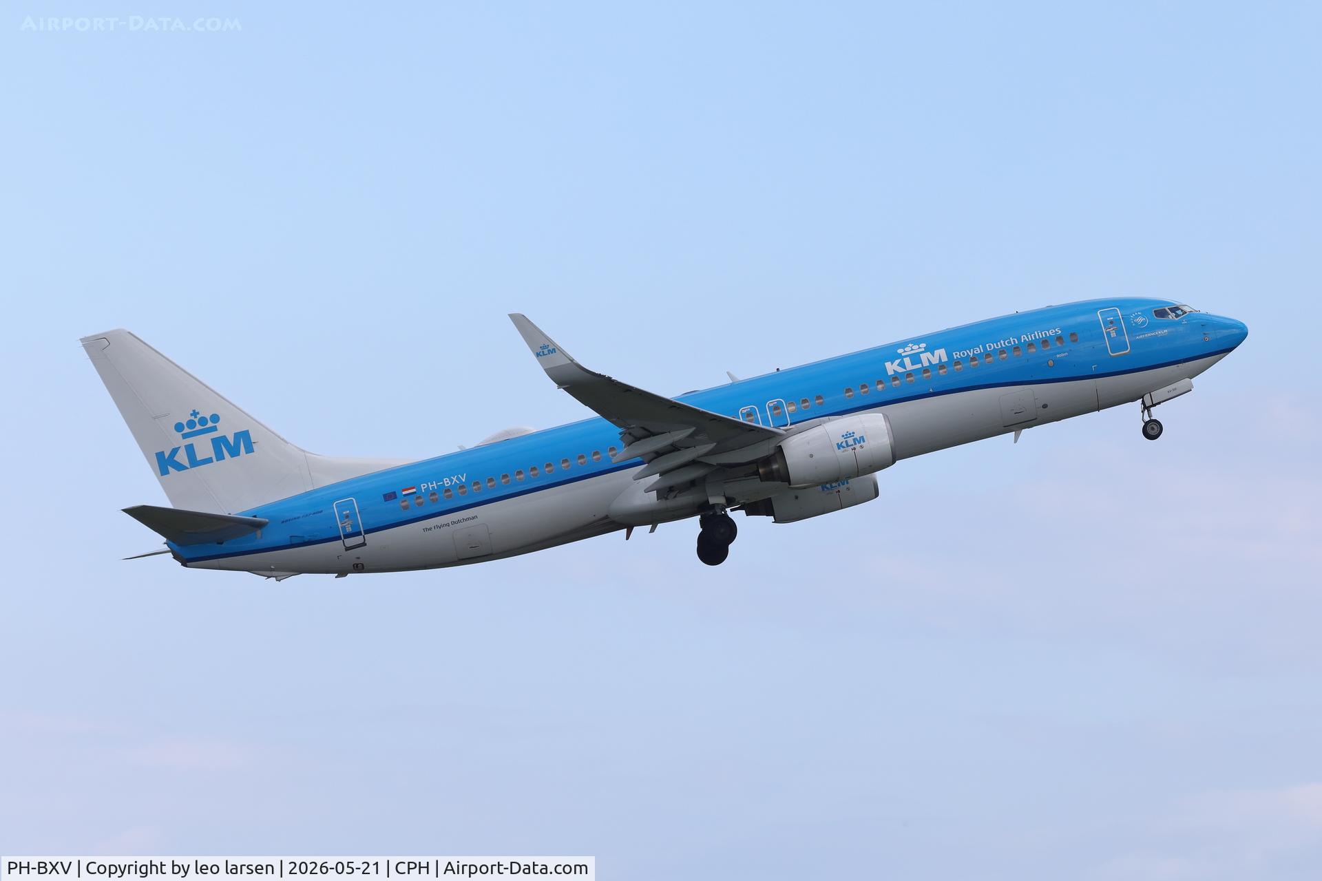 PH-BXV, 2007 Boeing 737-8K2, c/n 30370 l/n 2205, Copenhagen 21.5.2026