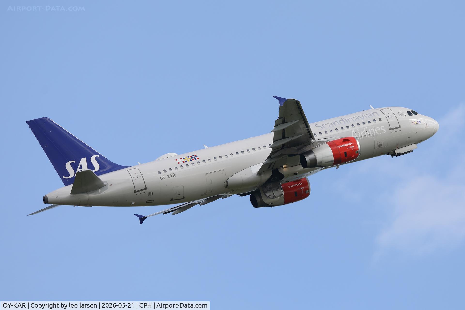 OY-KAR, 2007 Airbus A320-232, c/n 3159, Copenhagen 21.5.2026