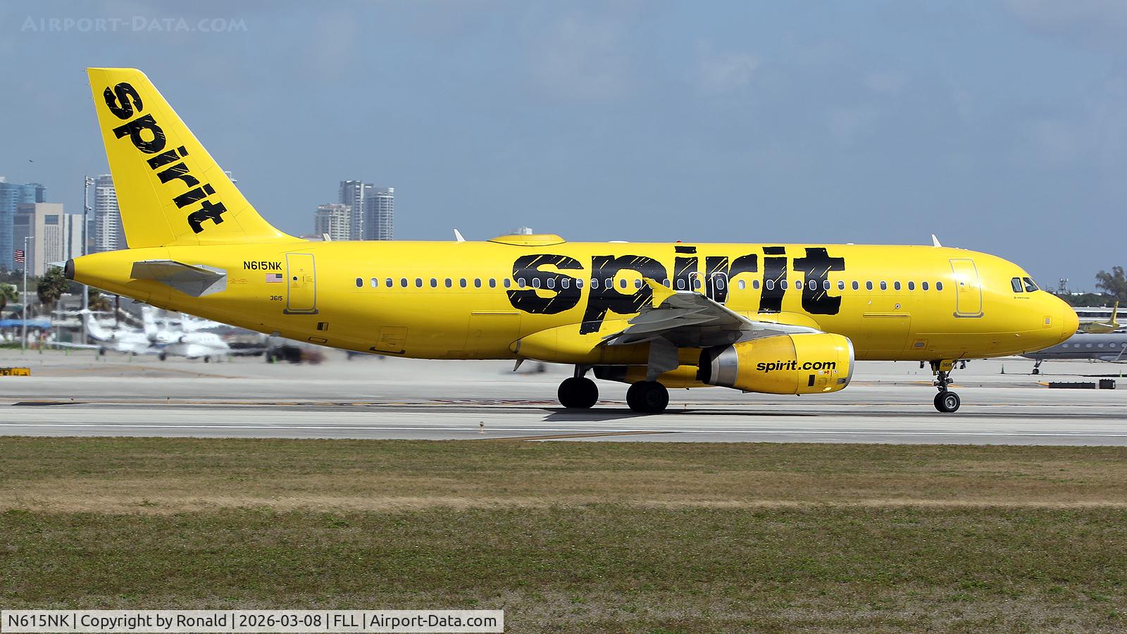 N615NK, 2012 Airbus A320-232, c/n 5159, at fll