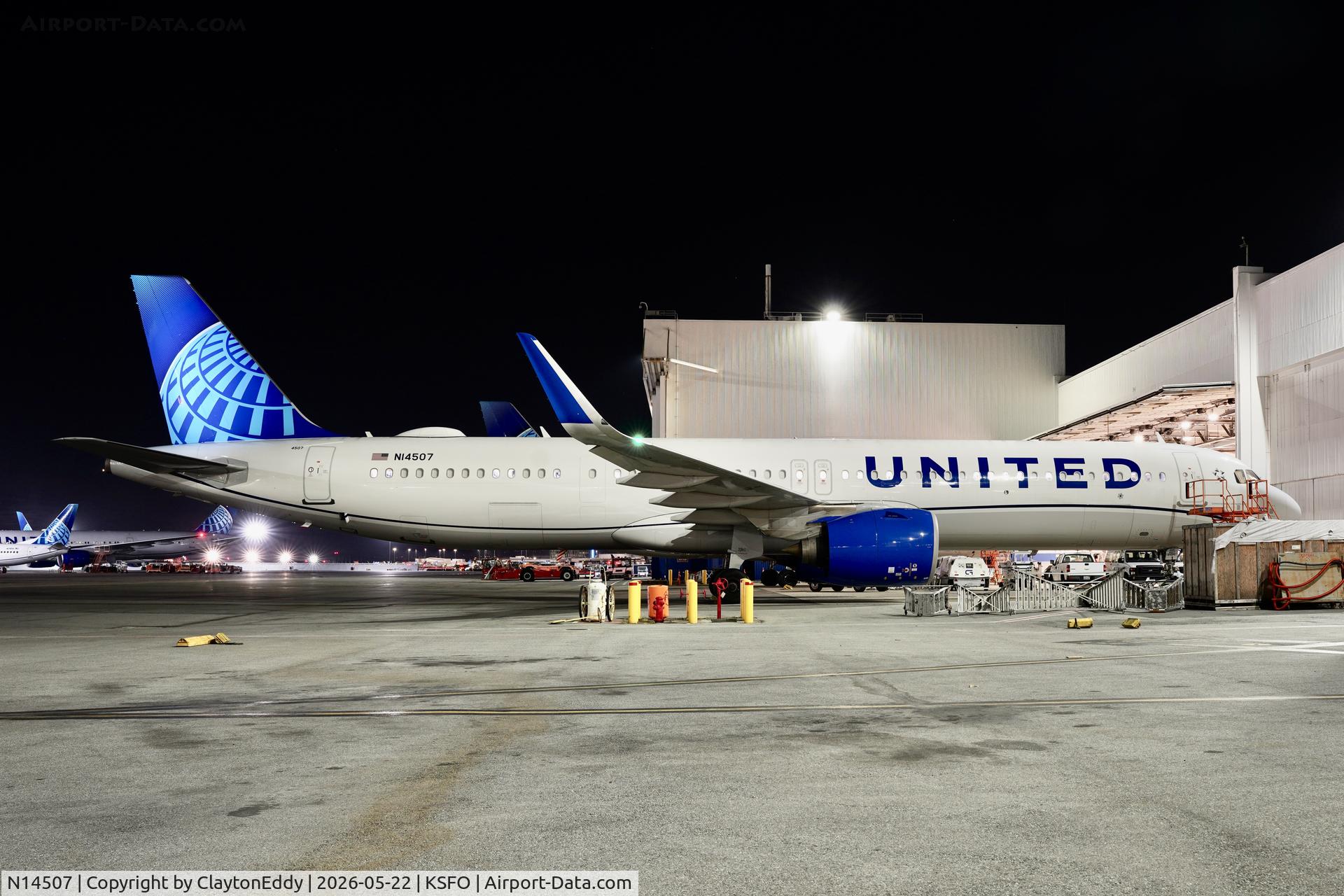 N14507, 2024 Airbus A321-271NX, c/n 11846, PW1133G engines SFO 2026