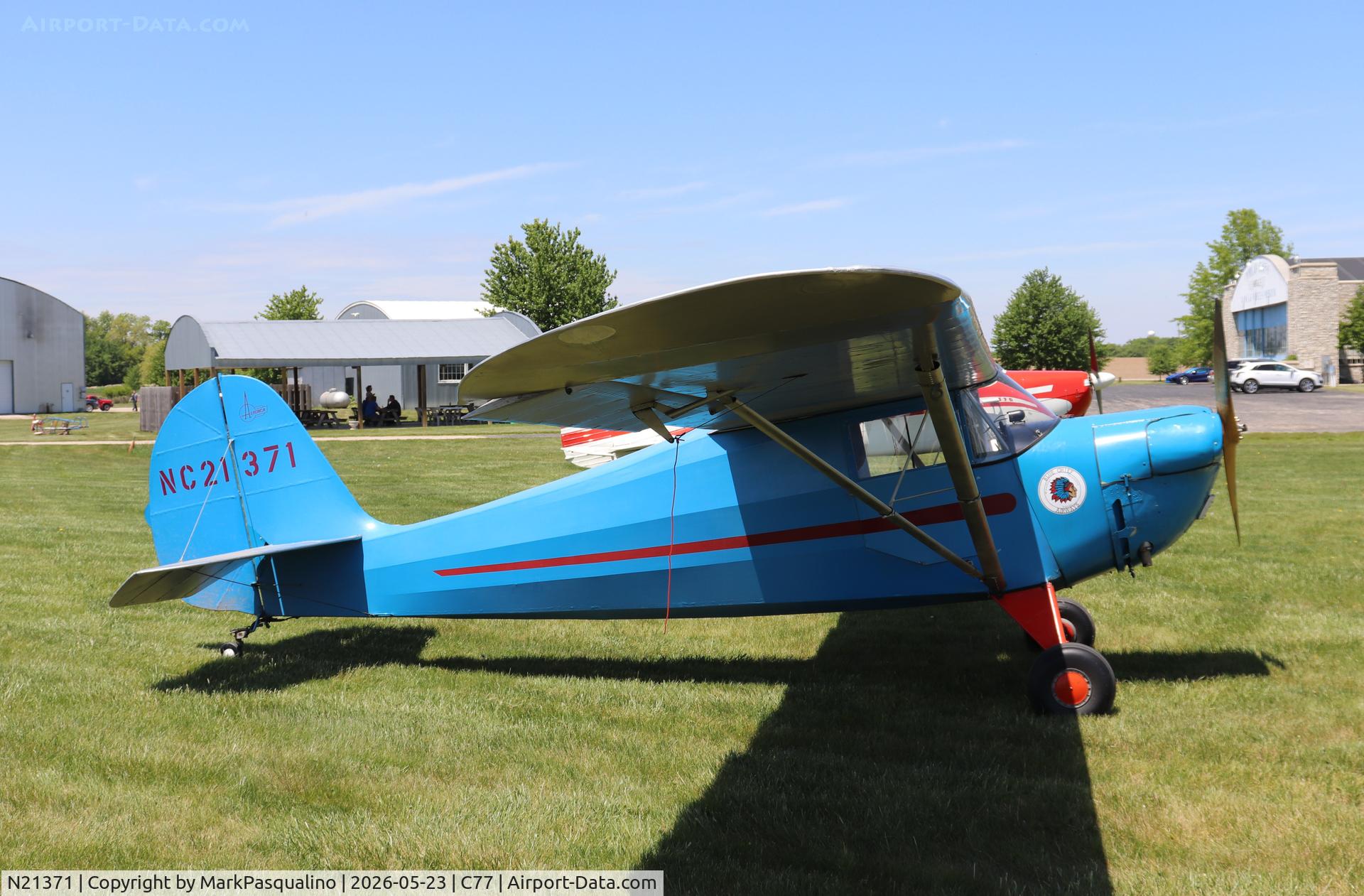 N21371, 1938 Aeronca 65-CA Super Chief, c/n C1808, Aeronca 65-CA