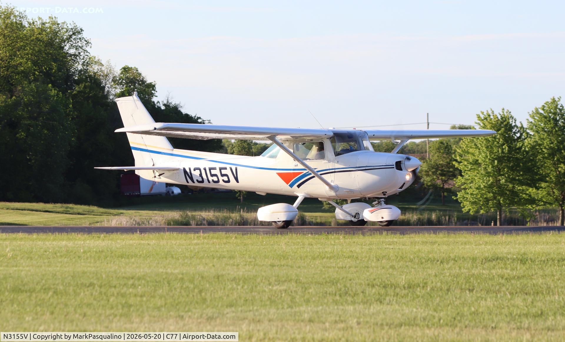 N3155V, 1974 Cessna 150M, c/n 15076403, Cessna 150M