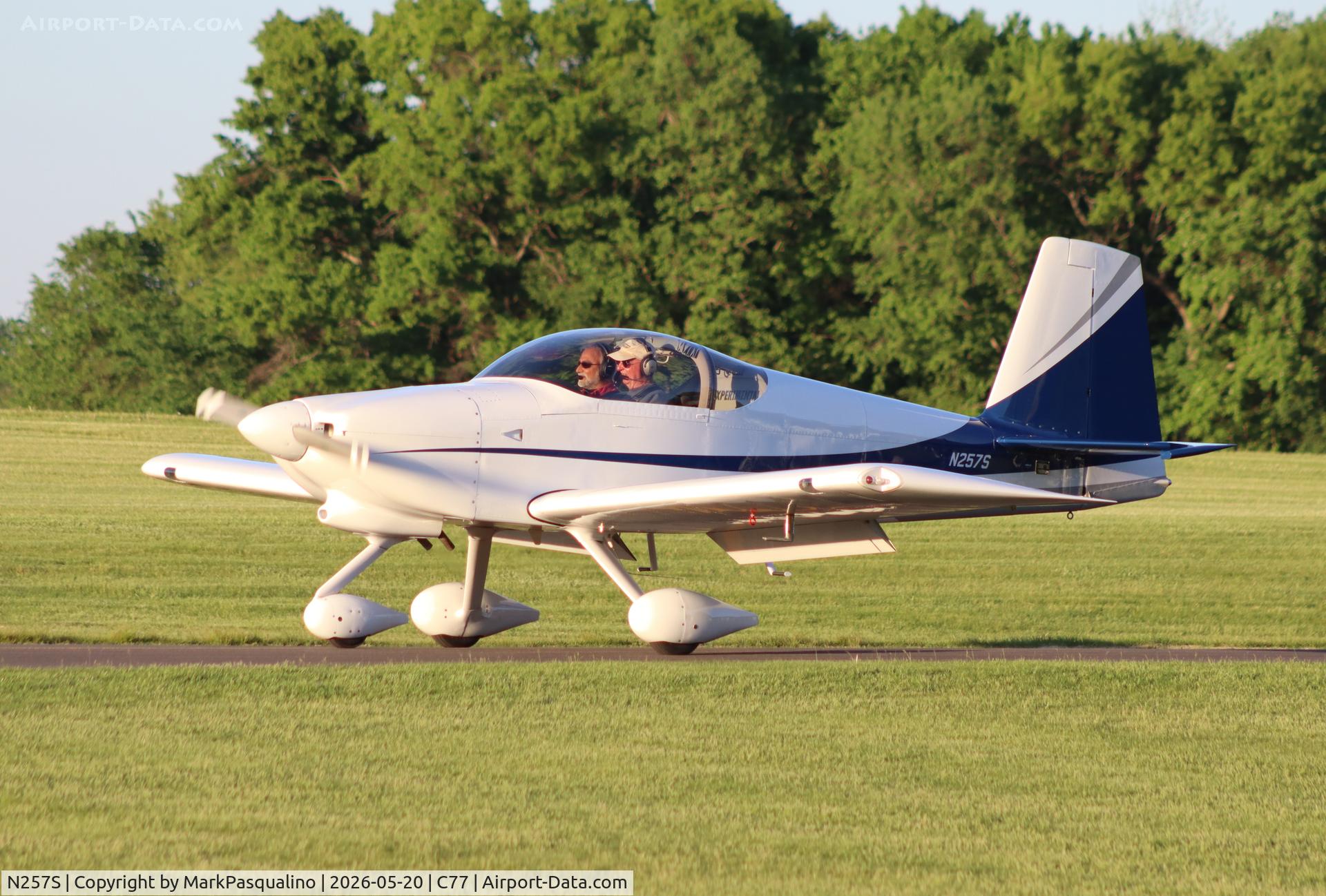 N257S, 2007 Vans RV-7A, c/n 71733, Vans RV-7A