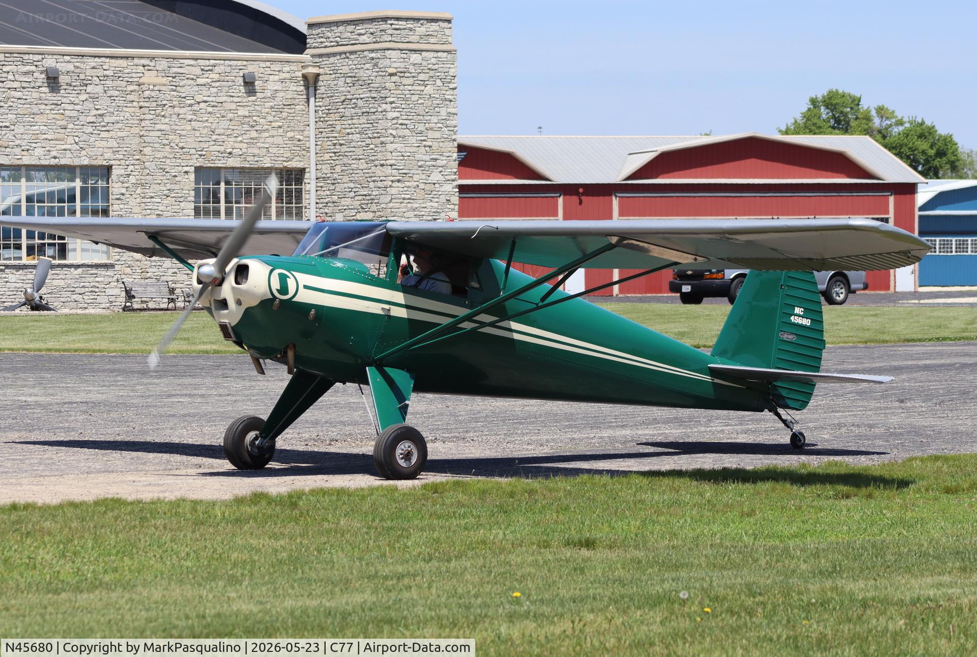 N45680, 1946 Luscombe 8A, c/n 2207, Luscombe 8A