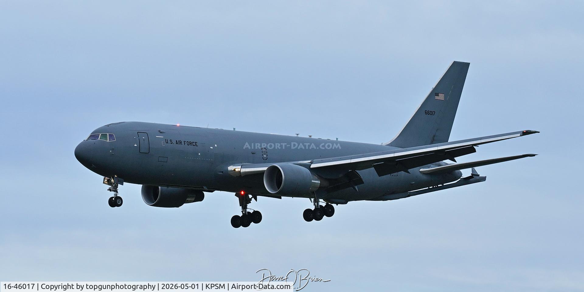 16-46017, 2017 Boeing KC-46A Pegasus, c/n 34108/1117/VH017, IGOR23 inbound for CAP Duty of NYC