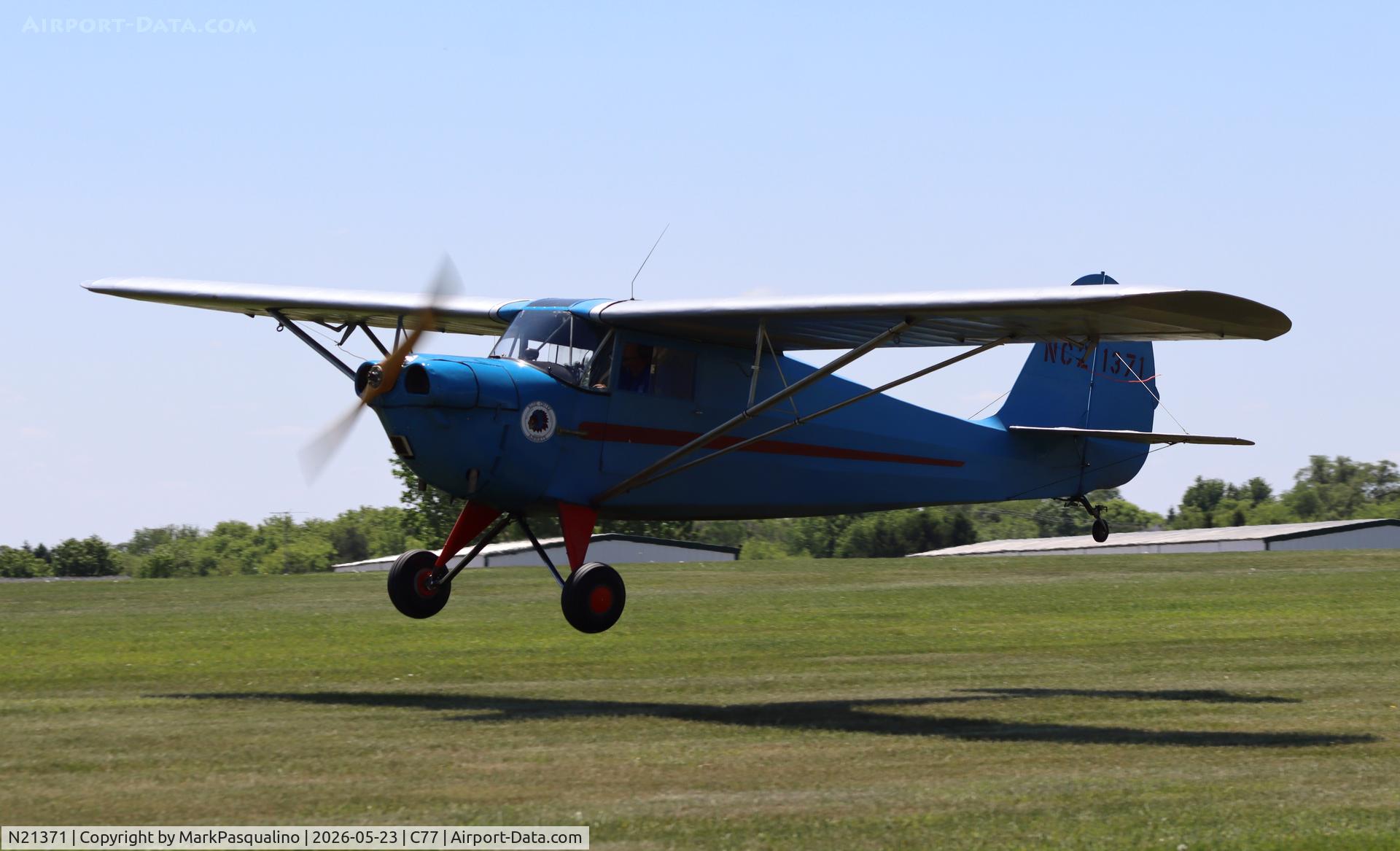 N21371, 1938 Aeronca 65-CA Super Chief, c/n C1808, Aeronca 65-CA