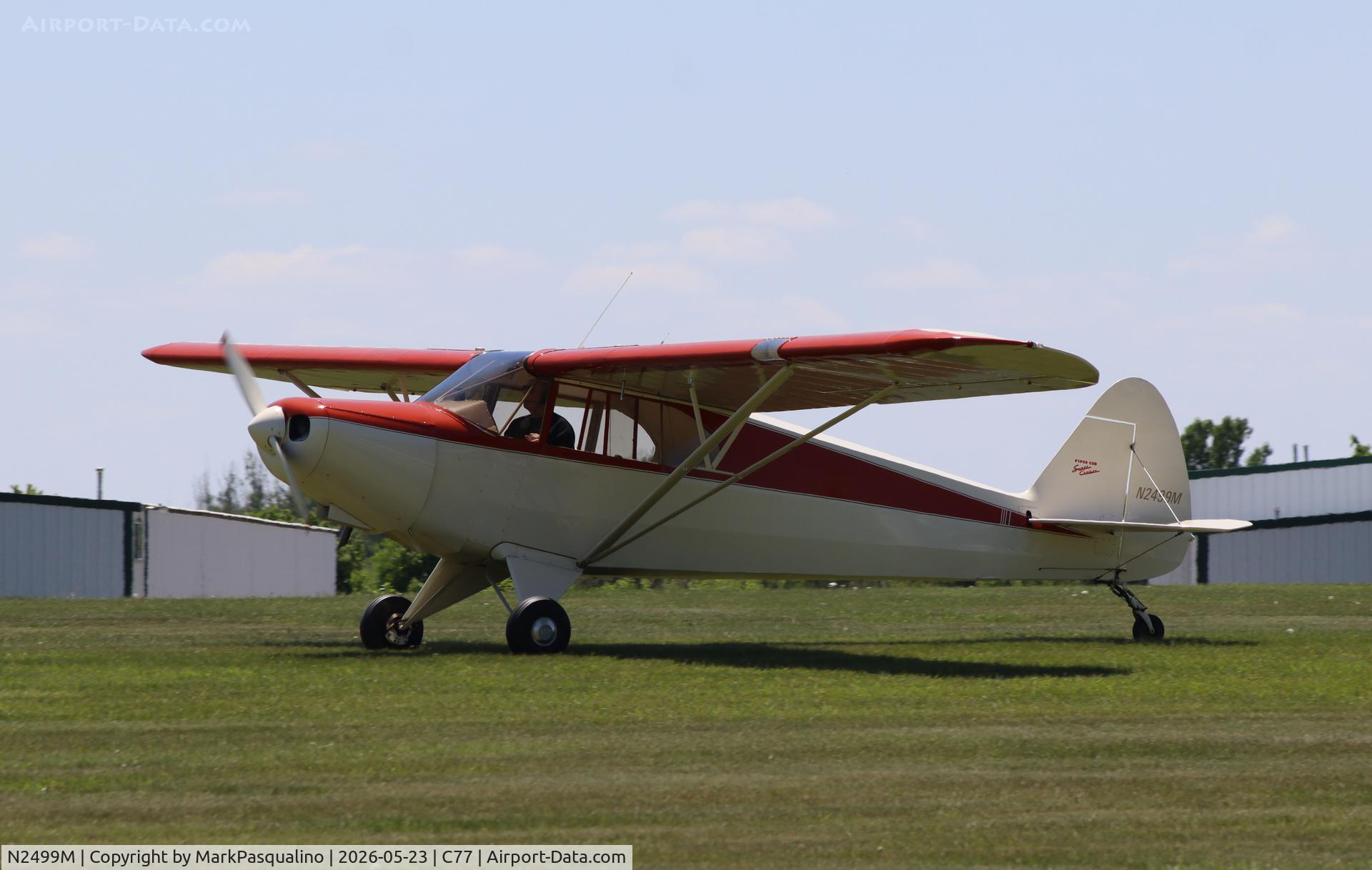N2499M, 1947 Piper PA-12 Super Cruiser, c/n 12-1566, Piper PA-12