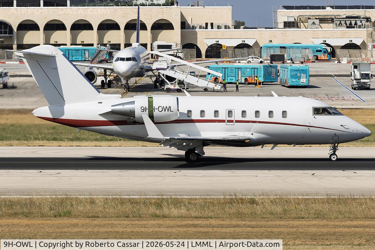 9H-OWL, 2013 Bombardier Challenger 605 (CL-600-2B16), c/n 5939, Runway 13