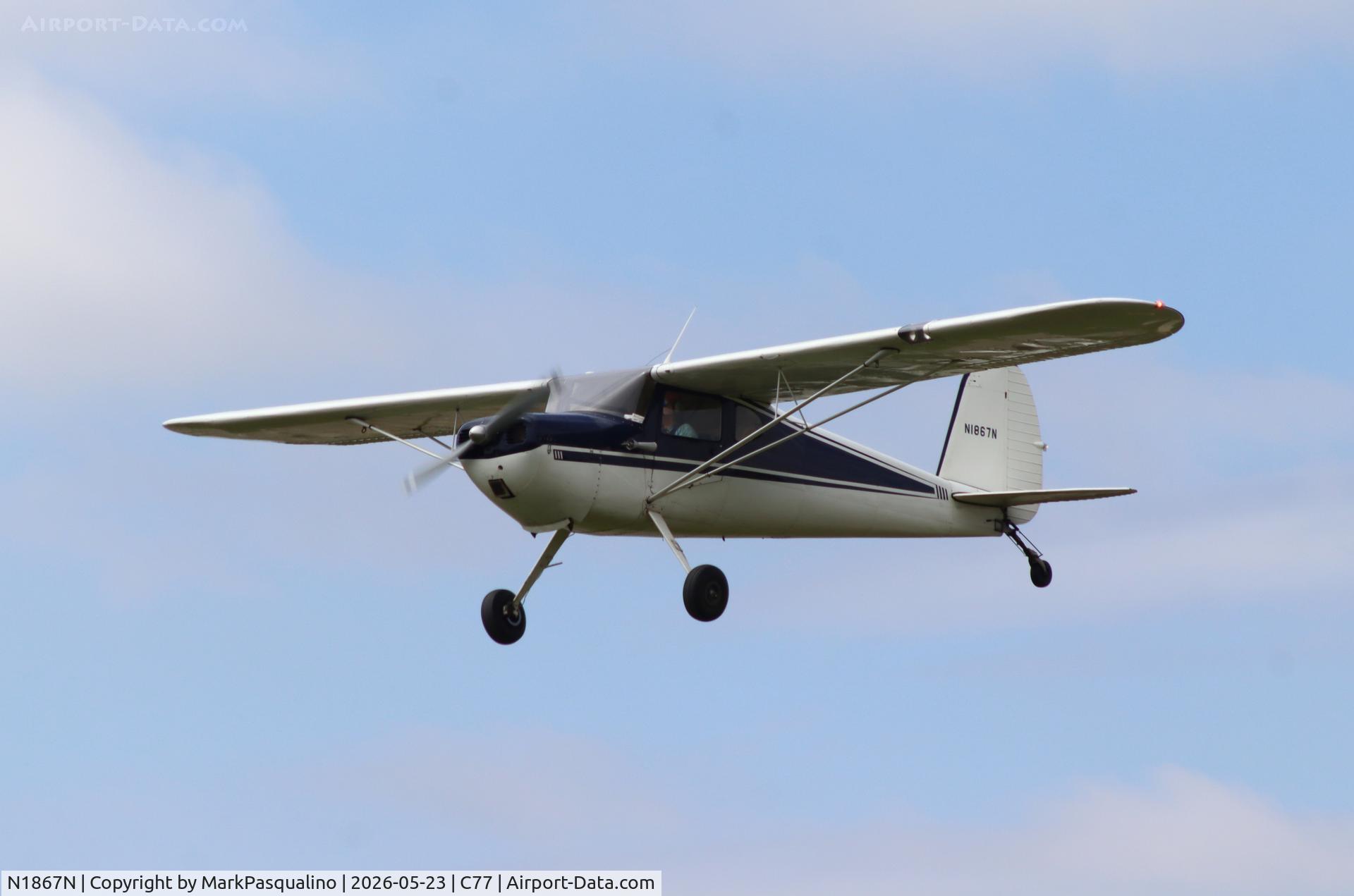 N1867N, 1946 Cessna 120, c/n 12111, Cessna 120