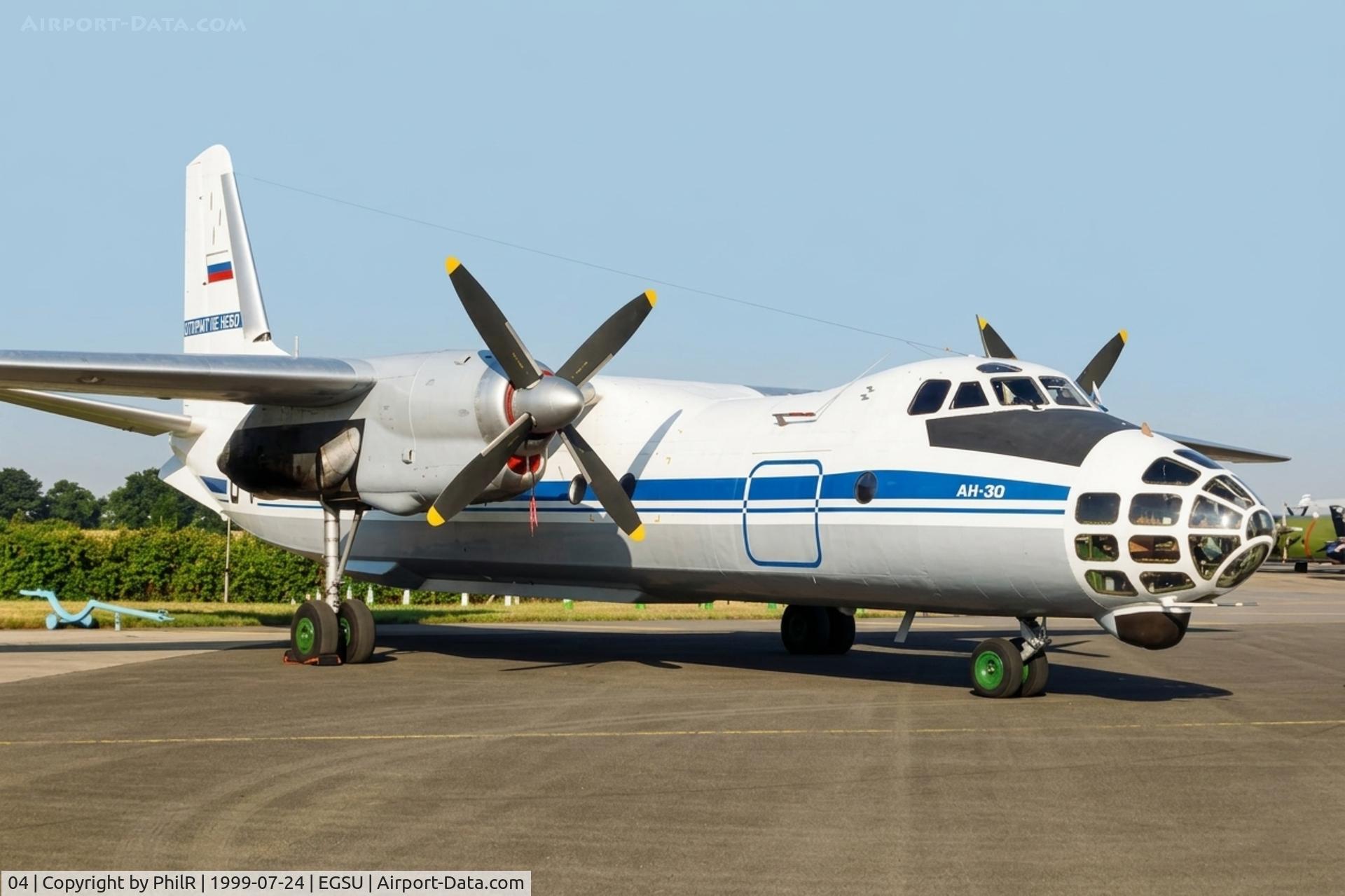04, Antonov An-30B, c/n 0704, 04 BK Antonov An-30FG RussianAF RIAT 