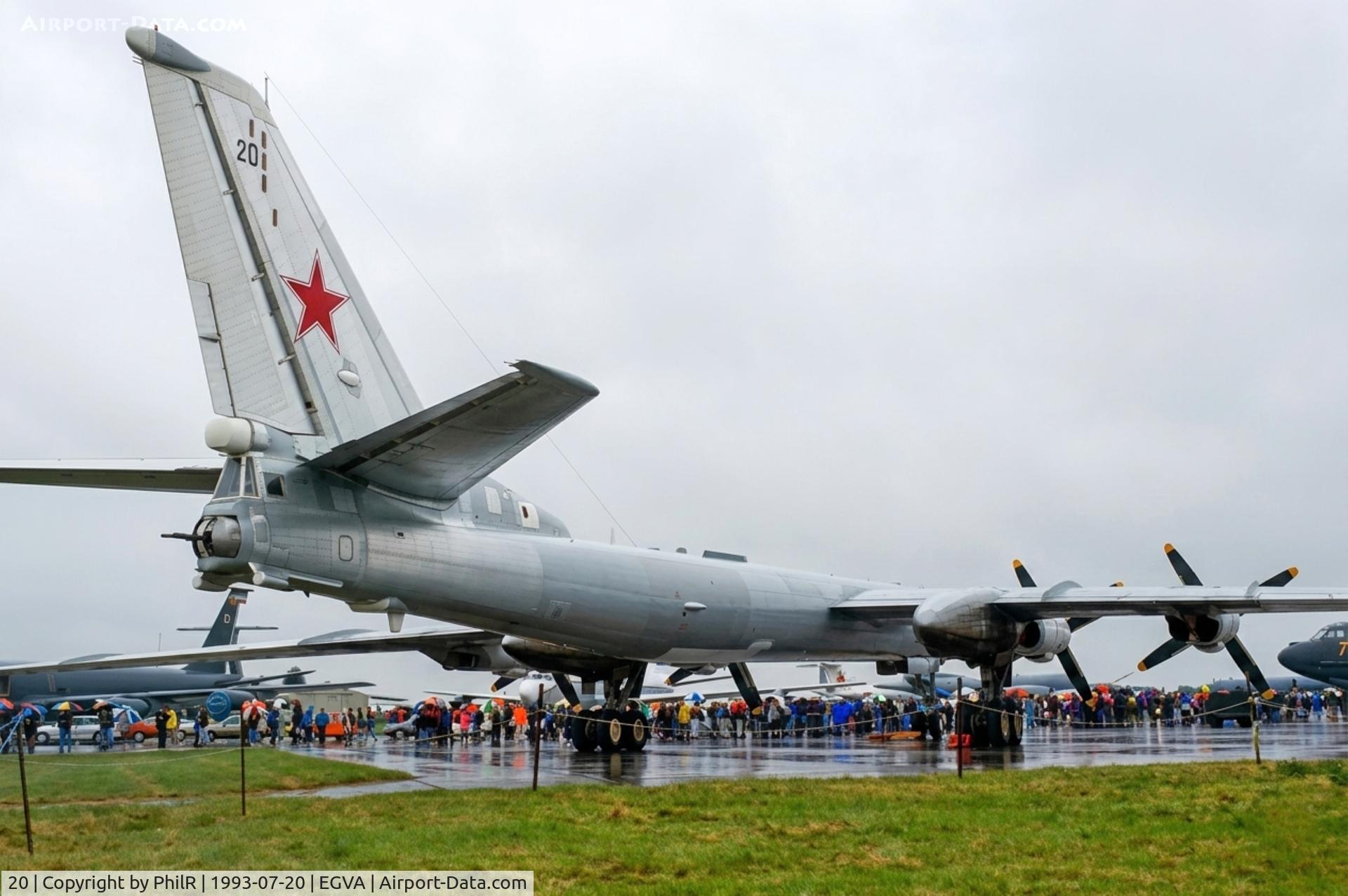 20, Tupolev Tu-95MS, c/n 34108, 20 Tupolev Tu-95MC Bear-H RussianAF IAT