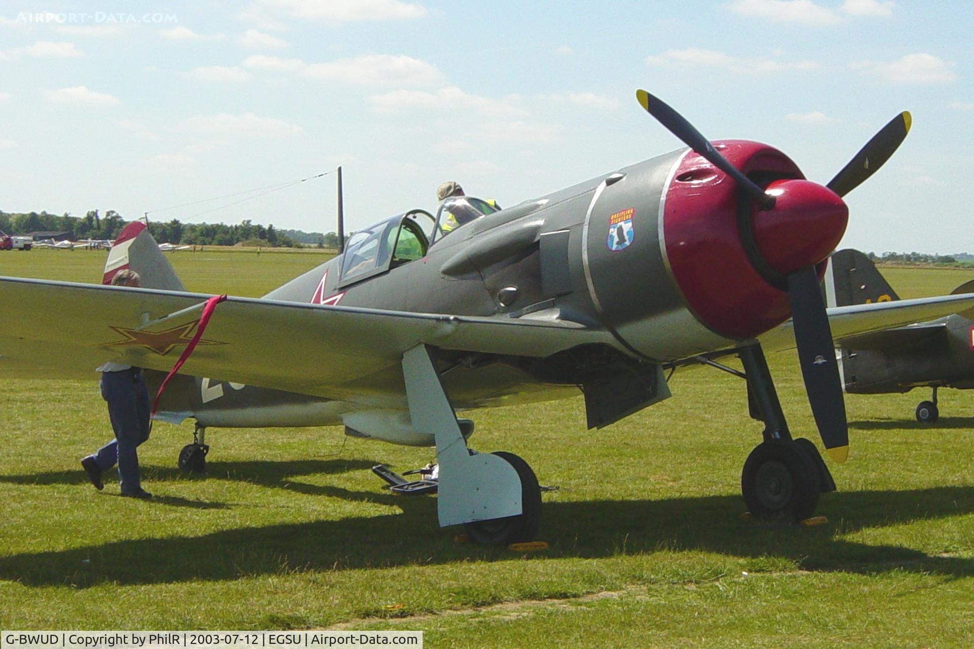 G-BWUD, 1946 Lavochkin La-9, c/n 828, G-BWUD (ZK-LIX)1946 Lavotchkin LA-9 Duxford
