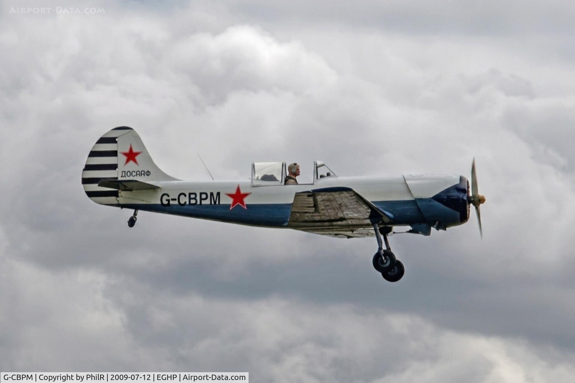 G-CBPM, 1981 Yakovlev Yak-50, c/n 812101, G-CBPM 1981 Yak 50s Flying Legends Duxford 