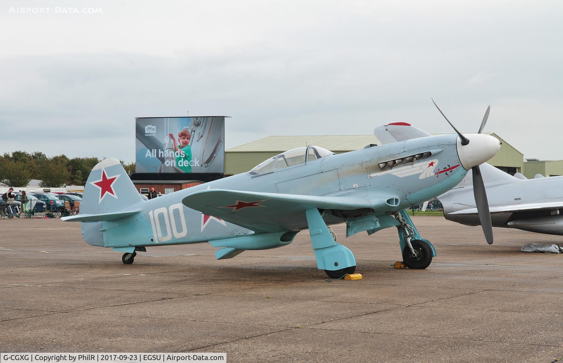 G-CGXG, 1994 Yakovlev Yak-3UA, c/n 0470107, G-CGXG (D-FYAG) 1994 Yakovlev Yak 3UA BoB Air Show Duxford 
