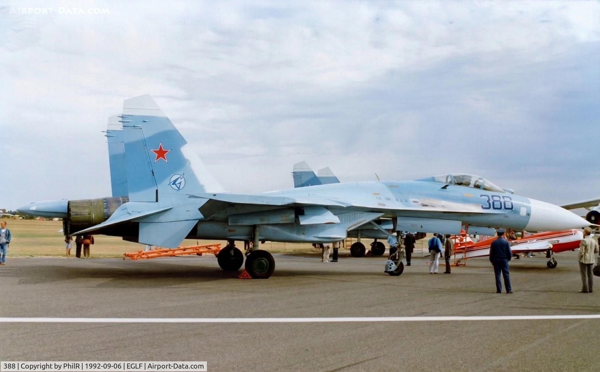 388, Sukhoi Su-27A, c/n 36911024104, 388 Su-35 RussianAF SBAC
