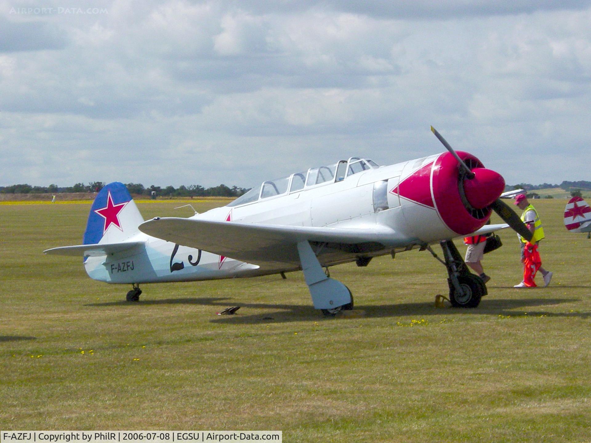 F-AZFJ, Yakovlev Yak-11, c/n 25 III/02, F-AZFJ Yak 3 Duxford 

