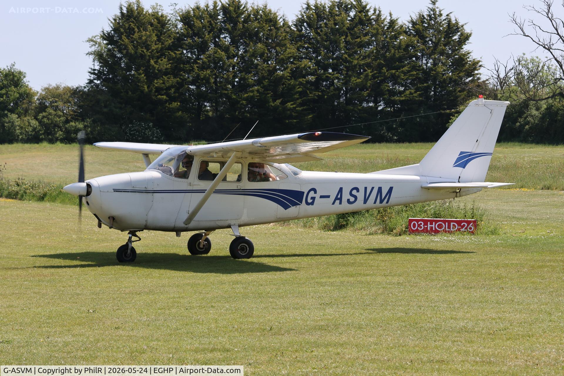 G-ASVM, 1964 Reims Cessna F172E Skyhawk, c/n 0077, G-ASVM 1964 Reims Cessna F172E Skyhawk Popham 
