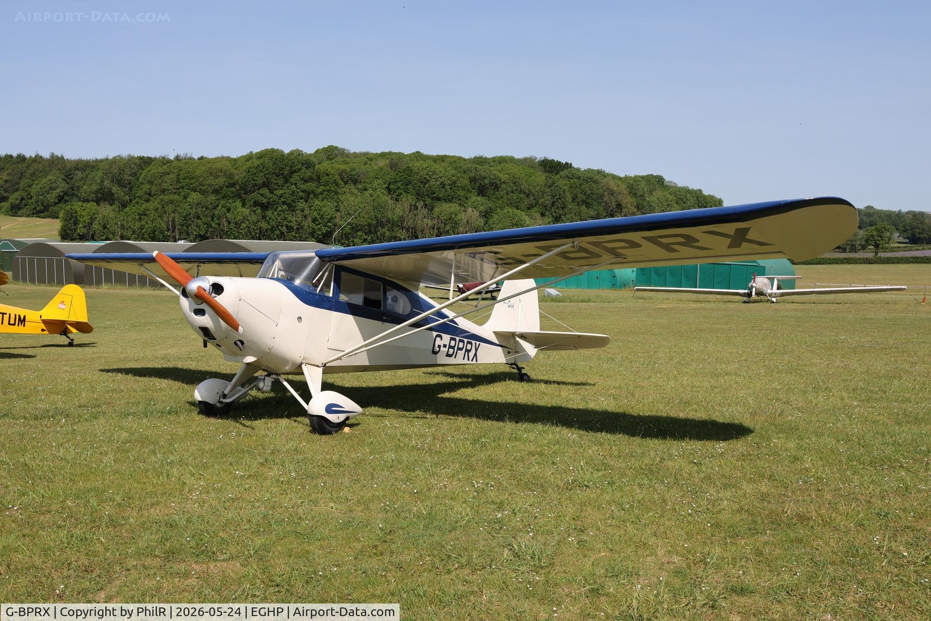 G-BPRX, 1946 Aeronca 11AC Chief Chief, c/n 11AC-94, G-BPRX 1946 Aeronca 11AC Chief Popham 
