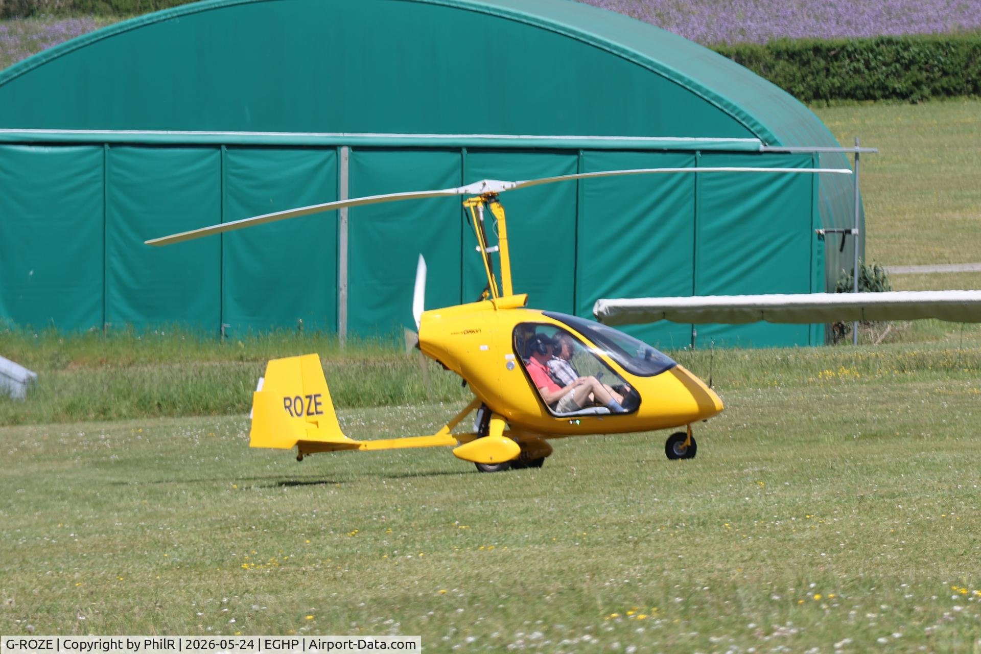 G-ROZE, 2012 Magni Gyro M-24C Orion, c/n 24-12-6884, G-ROZE 2012 Magni Gyro Ltd Magni M24C Orion Popham 