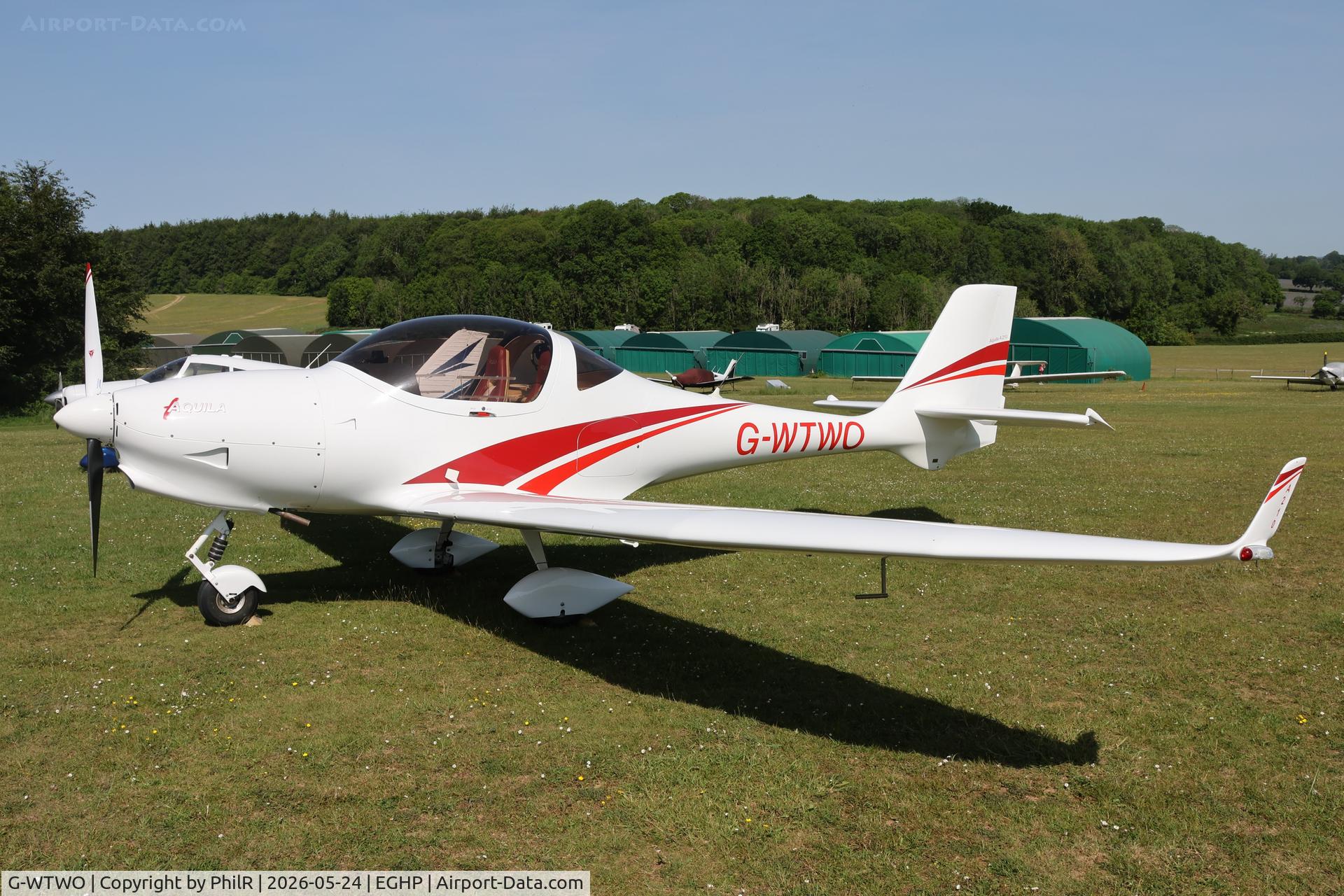 G-WTWO, 2007 Aquila A210 (AT01), c/n AT01-176, G-WTWO 2007 Aquila AT01 Popham