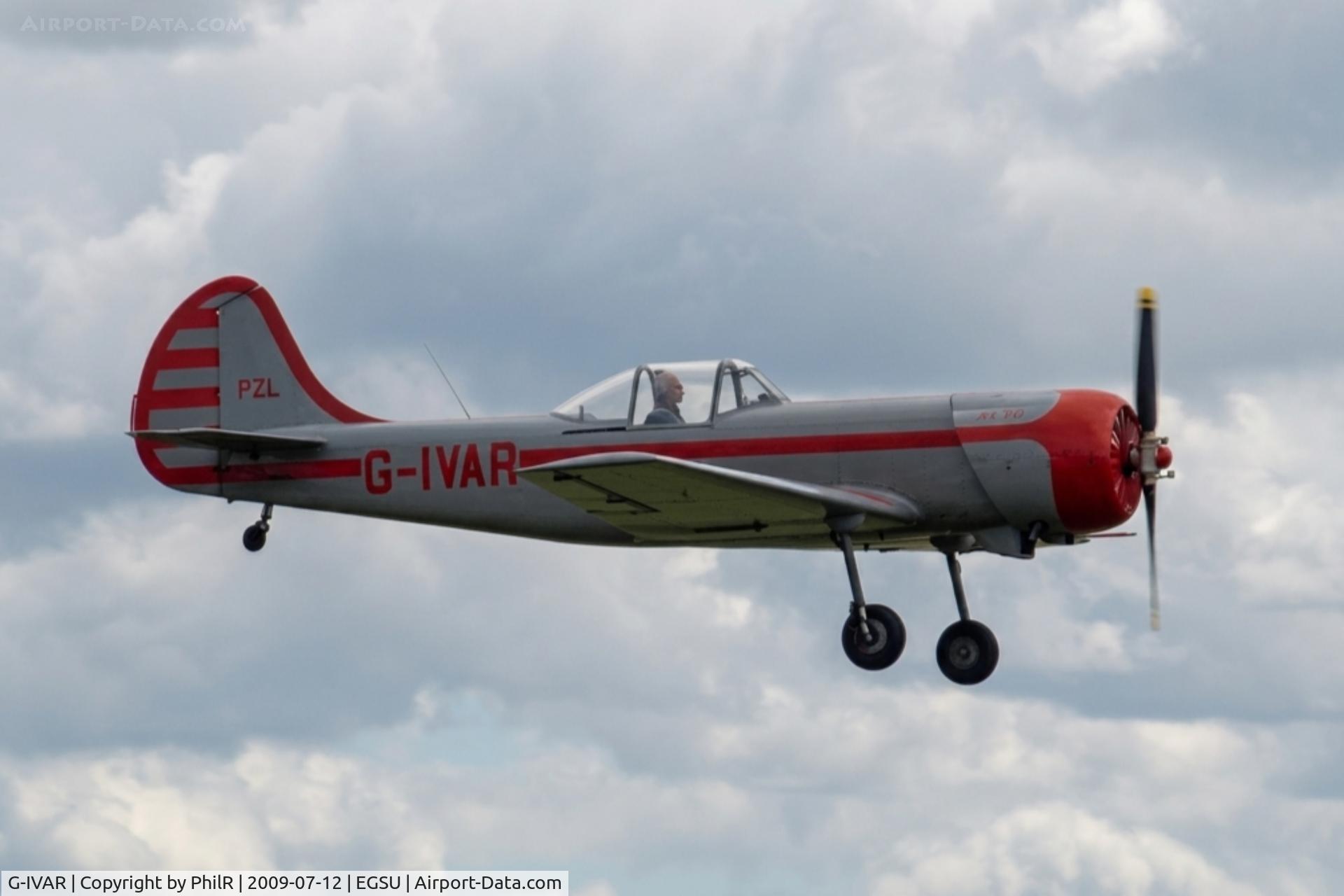 G-IVAR, 1979 Yakovlev Yak-50, c/n 791504, G-IVAR 1979 Yak 50s Flying Legends Duxford